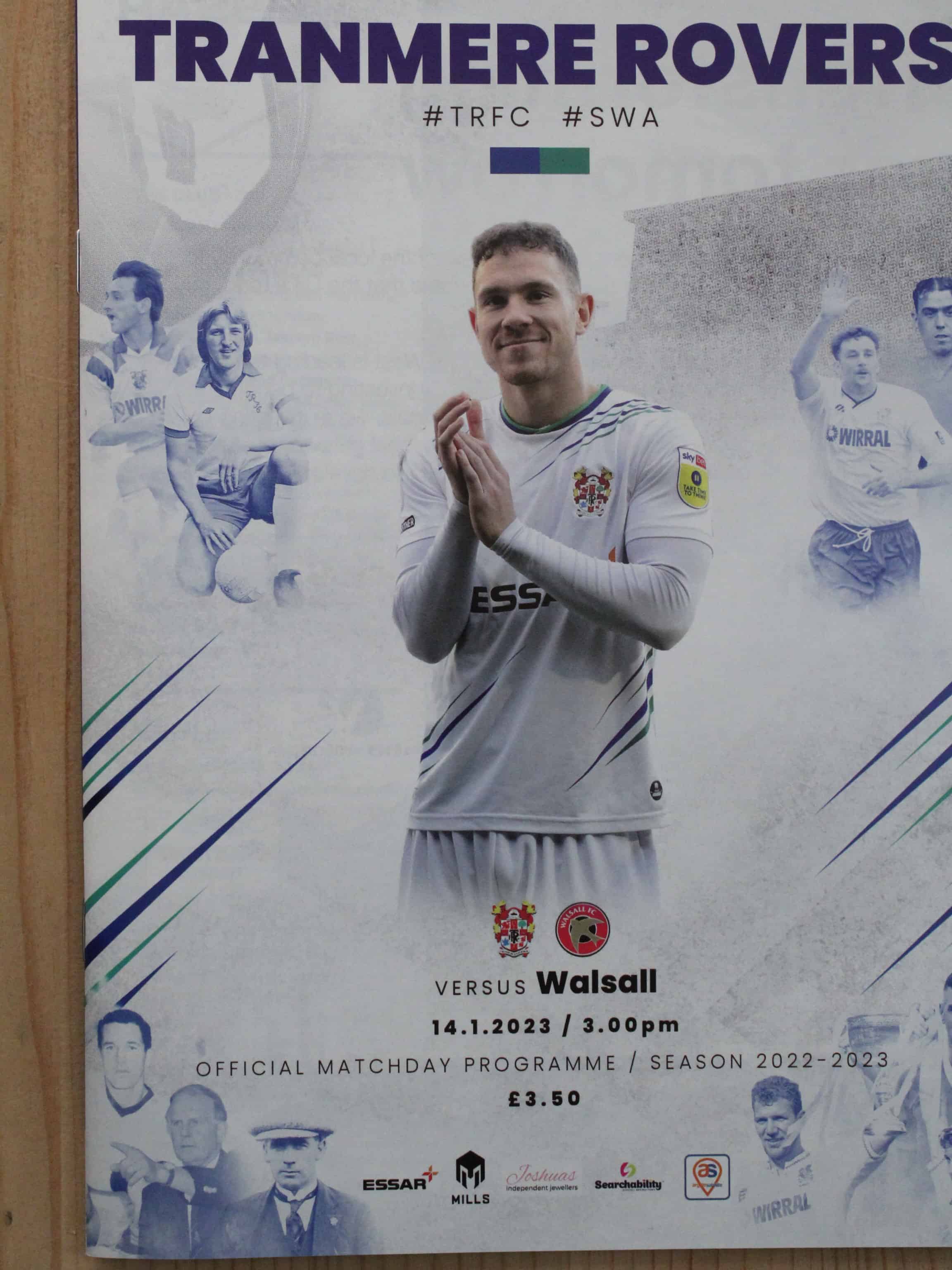 Tranmere Rovers FC v Walsall FC