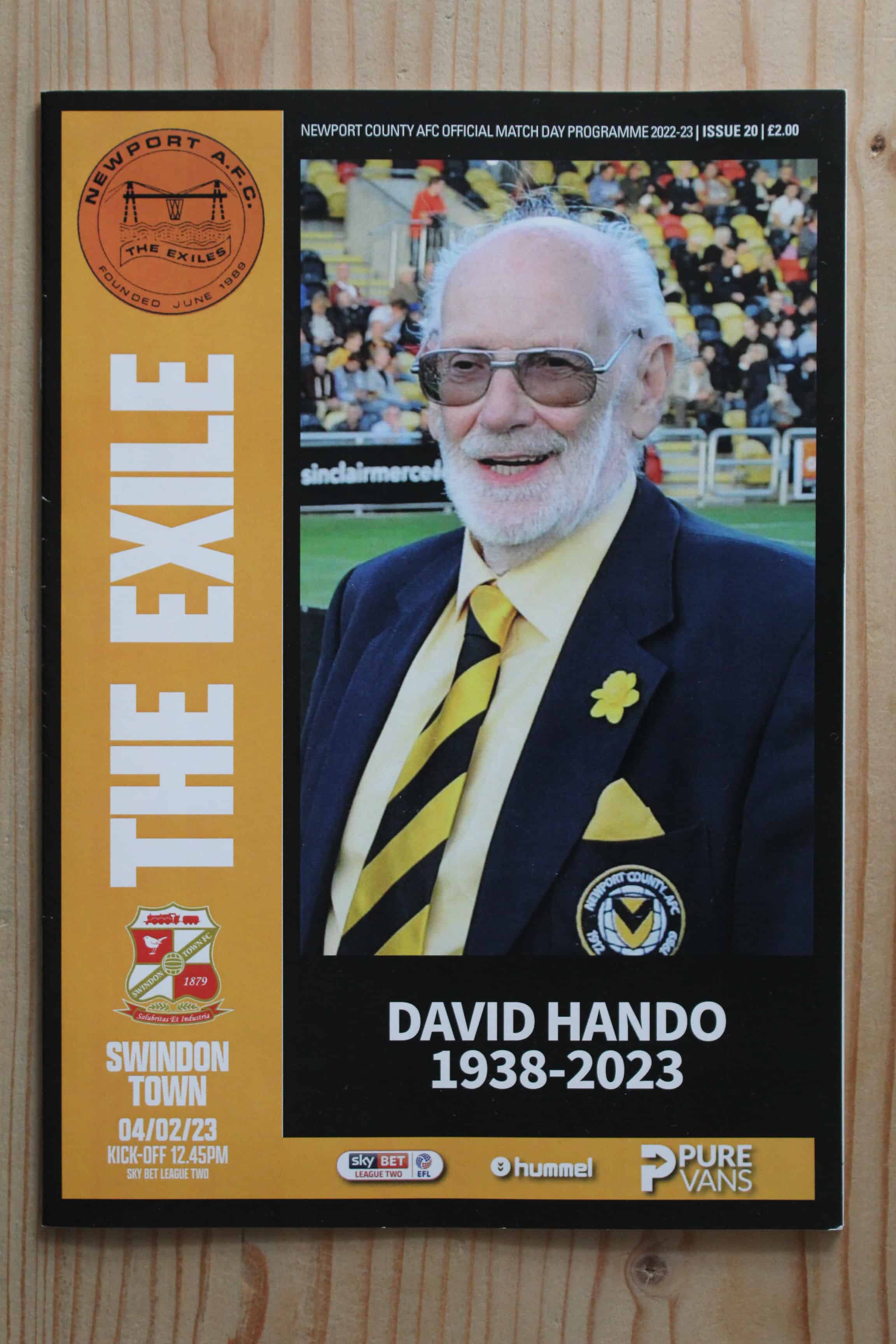 Newport County AFC v Swindon Town FC