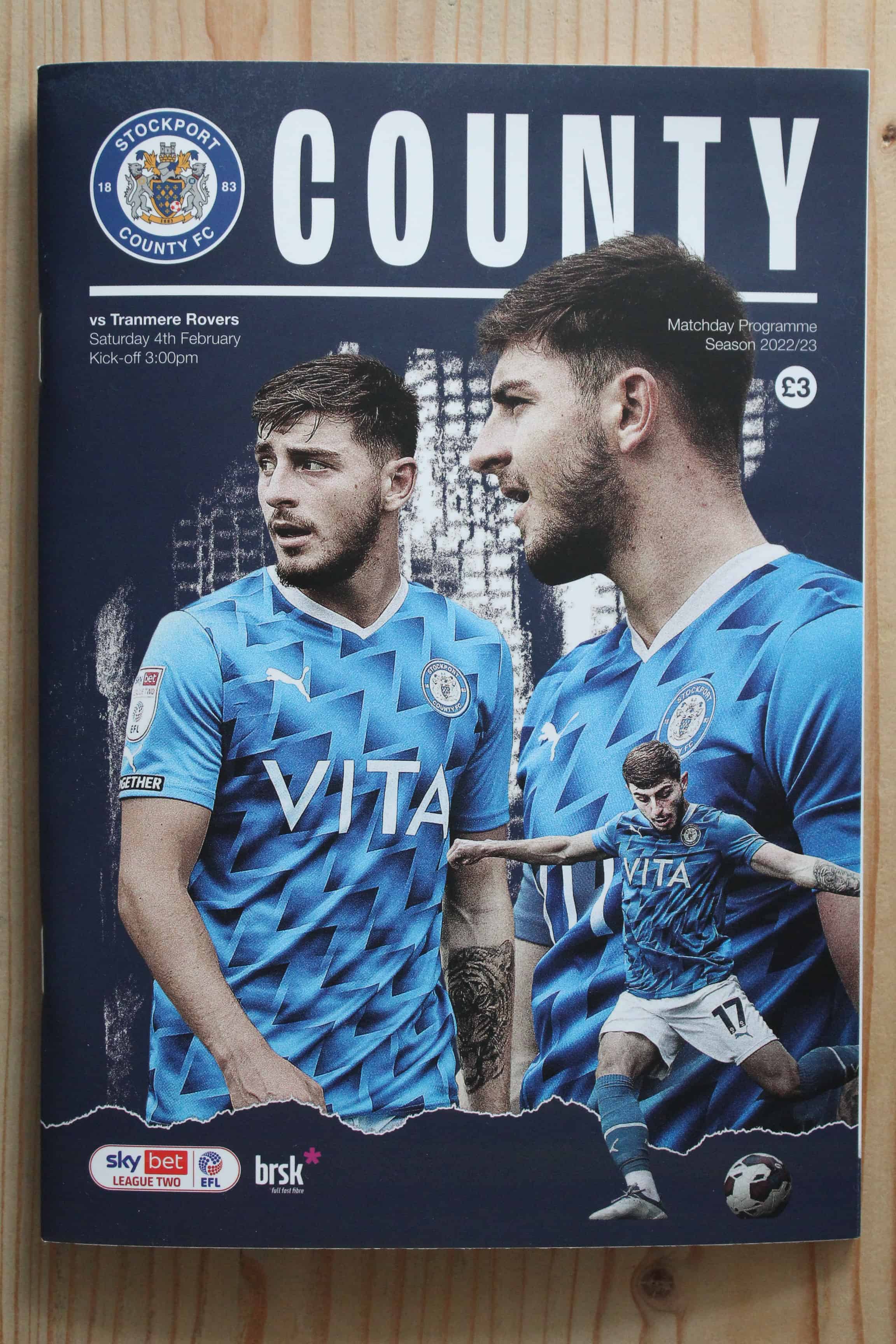 Stockport County FC v Tranmere Rovers FC