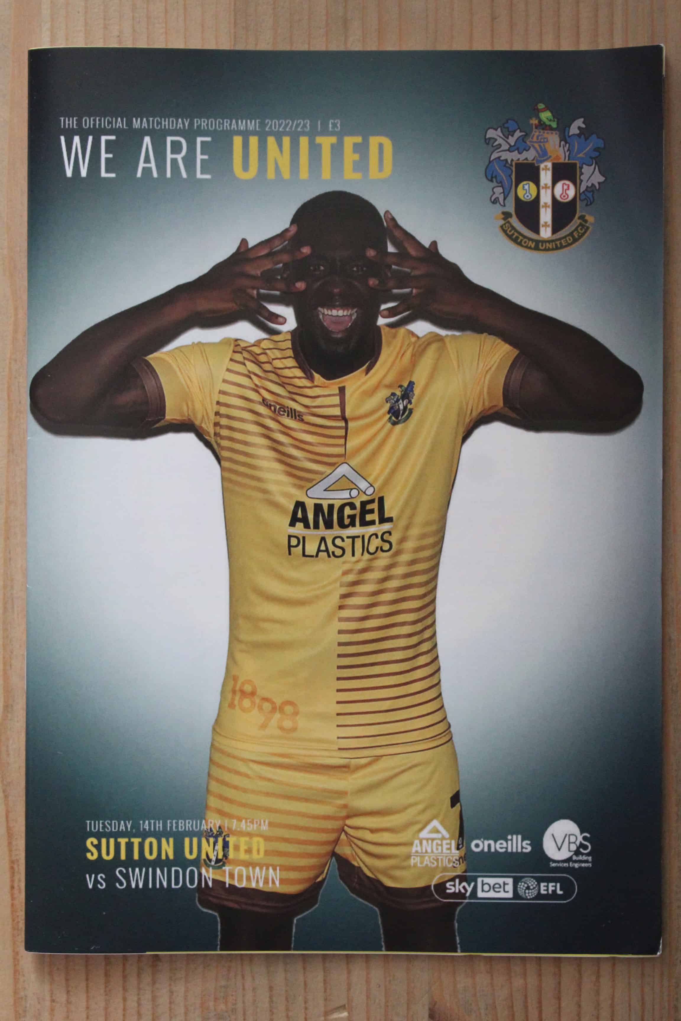 Sutton United v Swindon Town FC