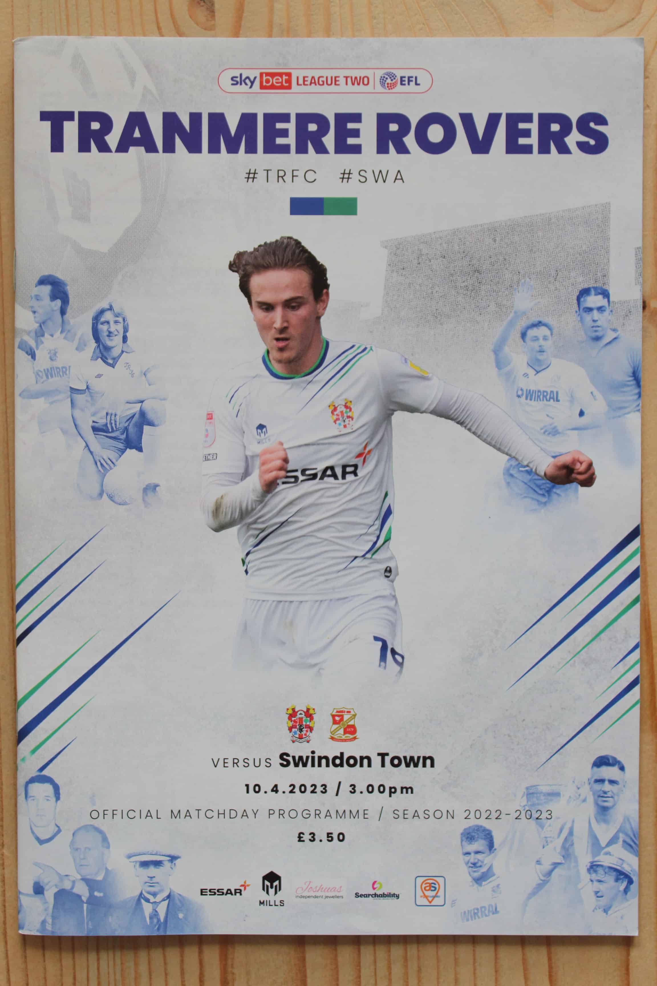 Tranmere Rovers FC v Swindon Town FC