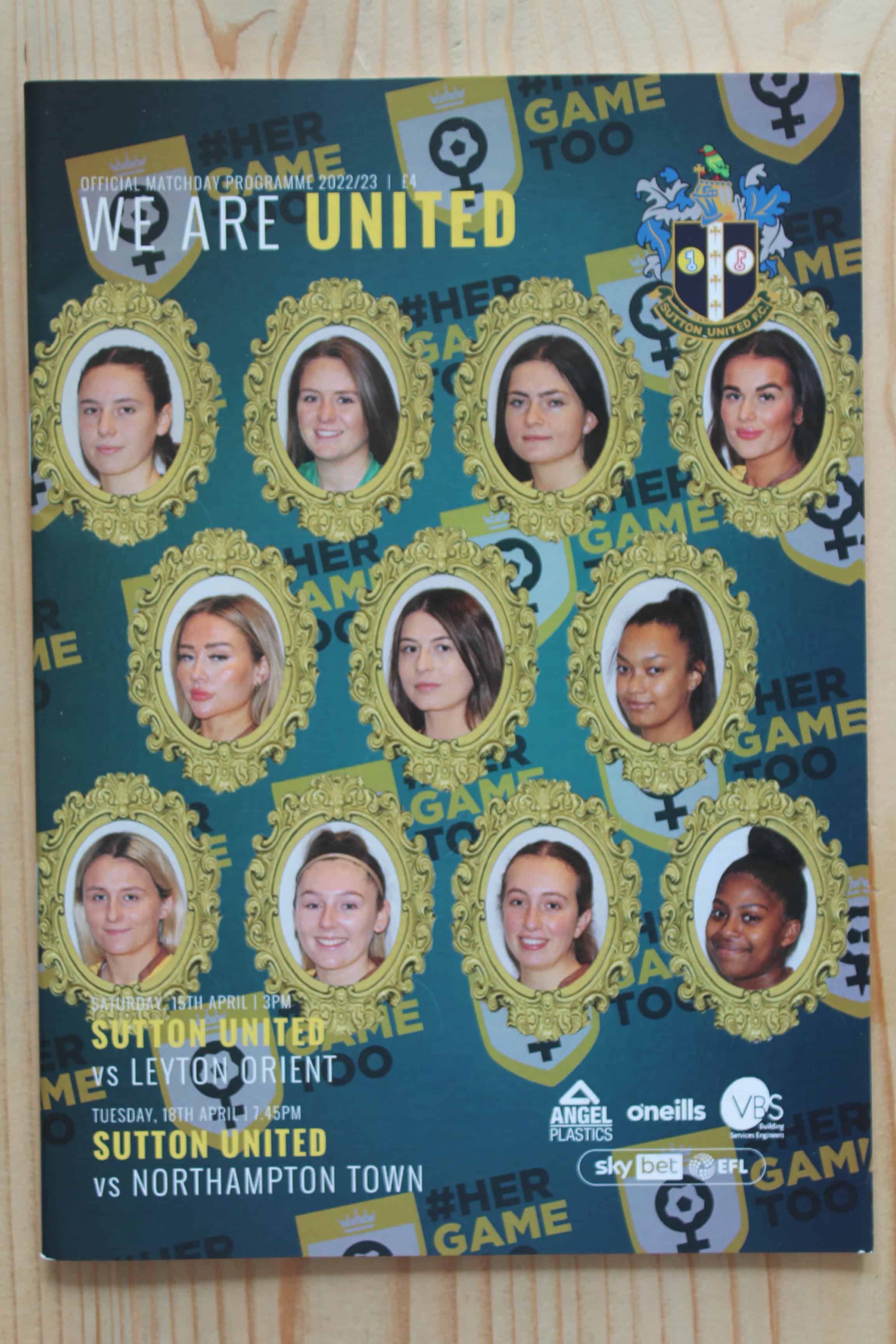 Sutton United v Northampton Town FC