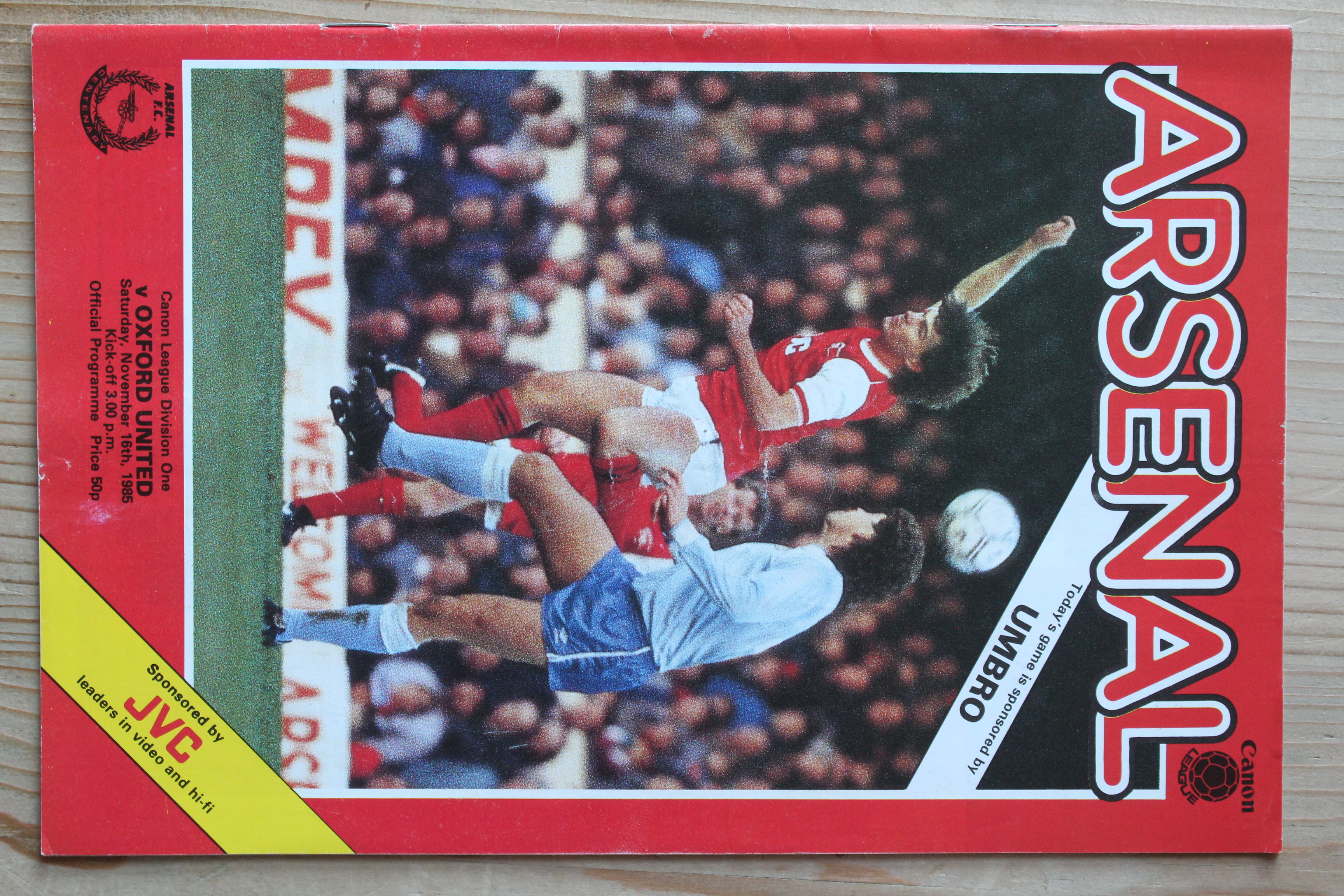 Arsenal FC v Oxford United FC