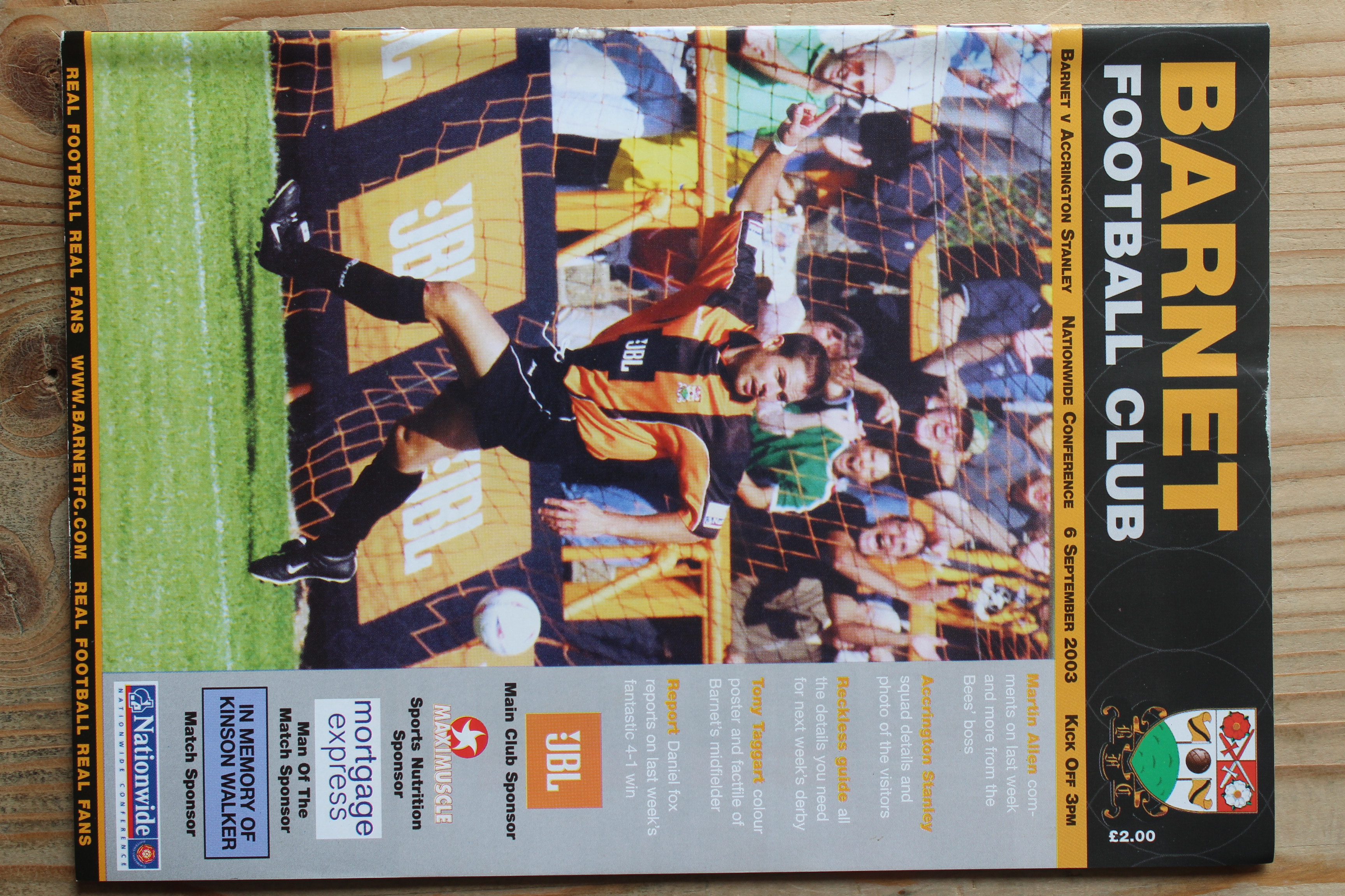 Barnet FC v Accrington Stanley FC