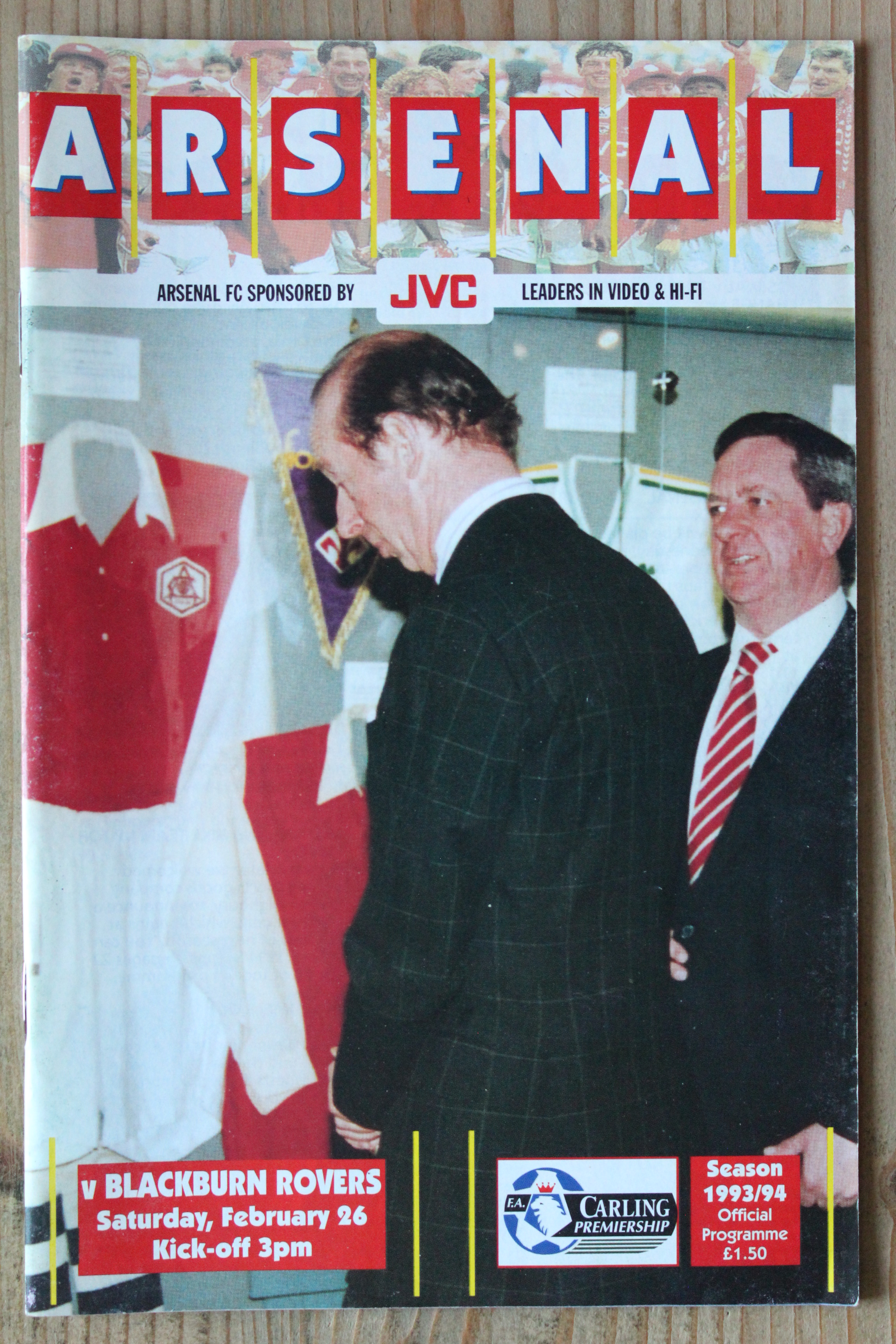 Arsenal FC v Blackburn Rovers FC