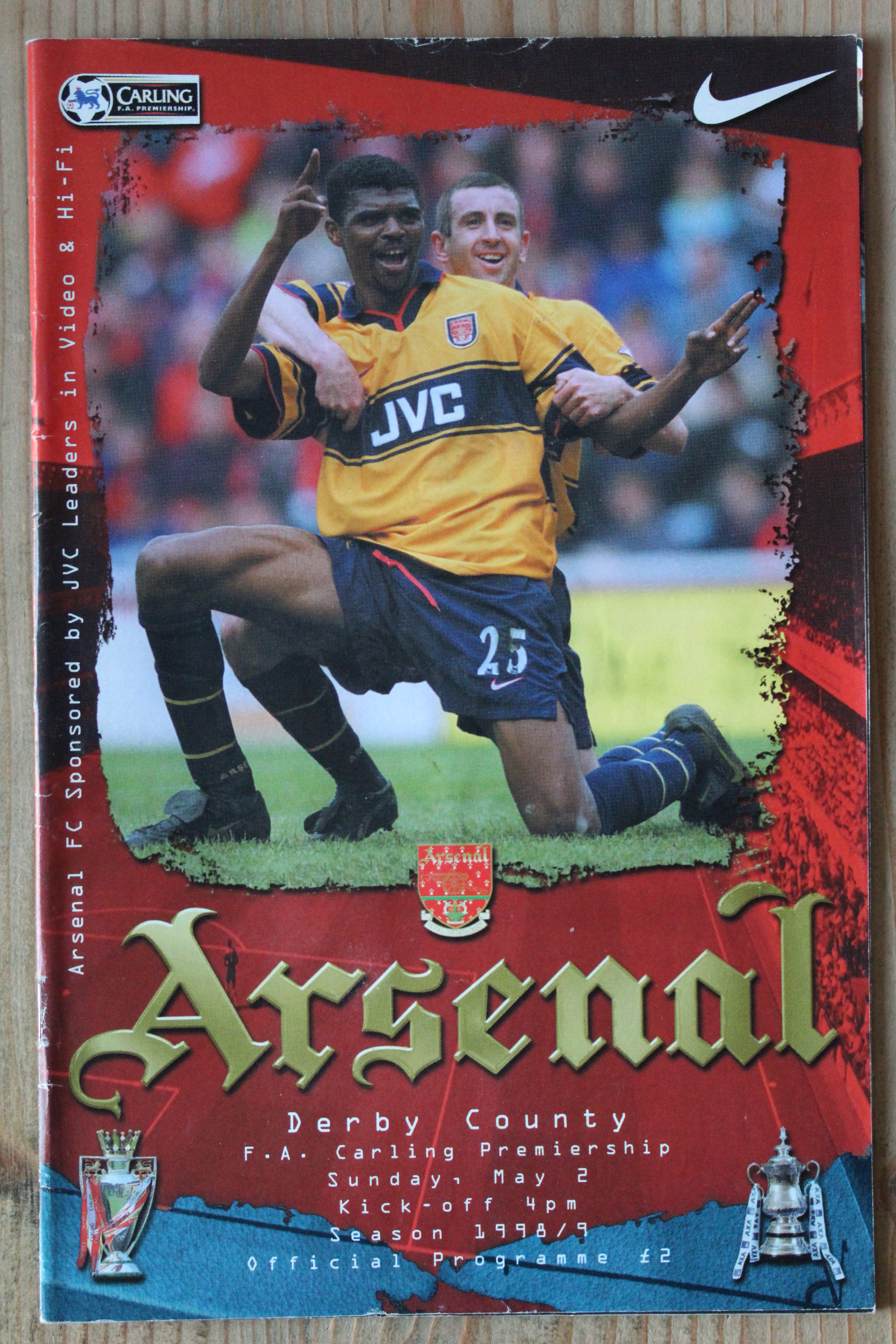 Arsenal FC v Derby County FC