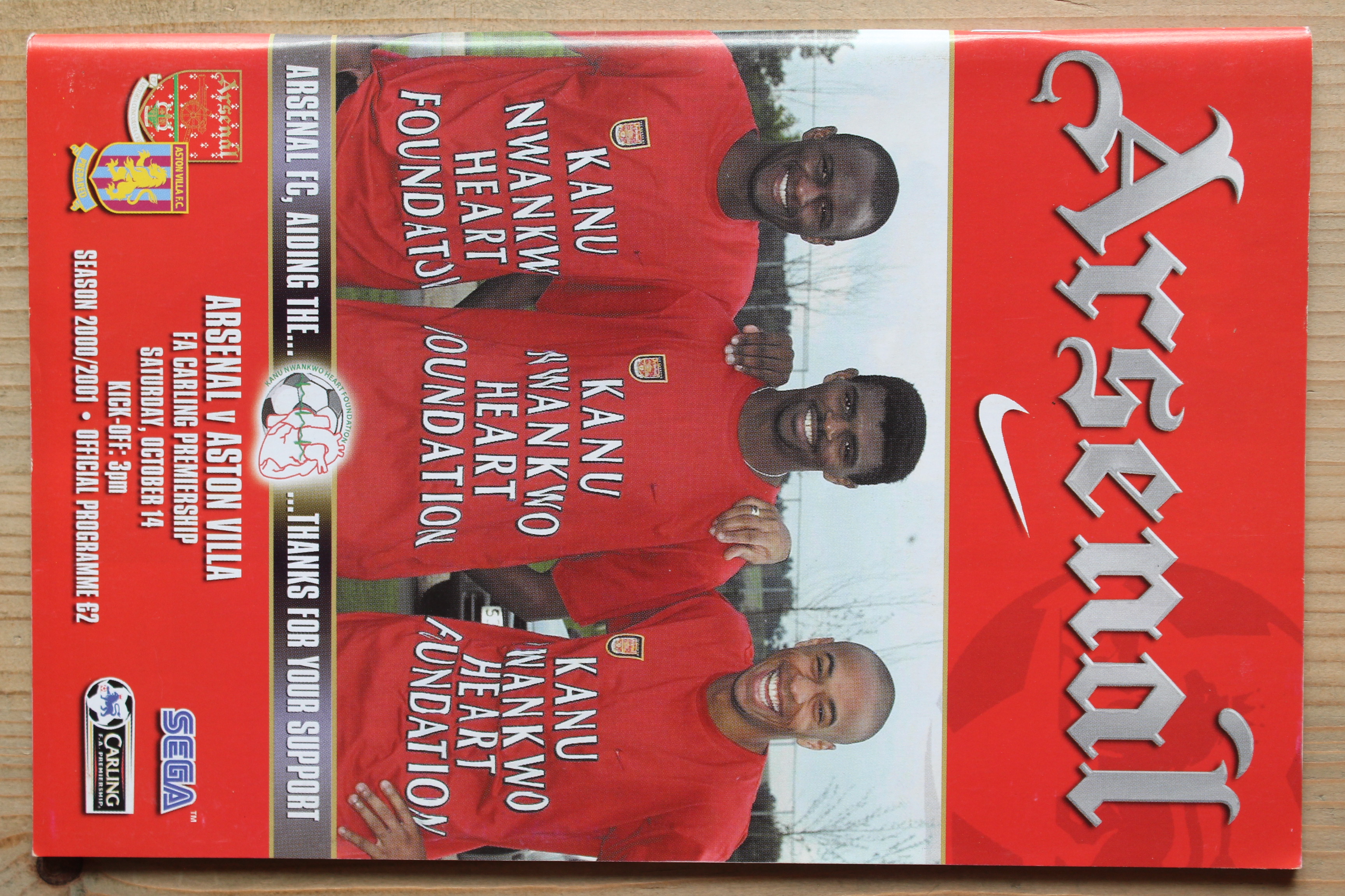 Arsenal FC v Aston Villa FC