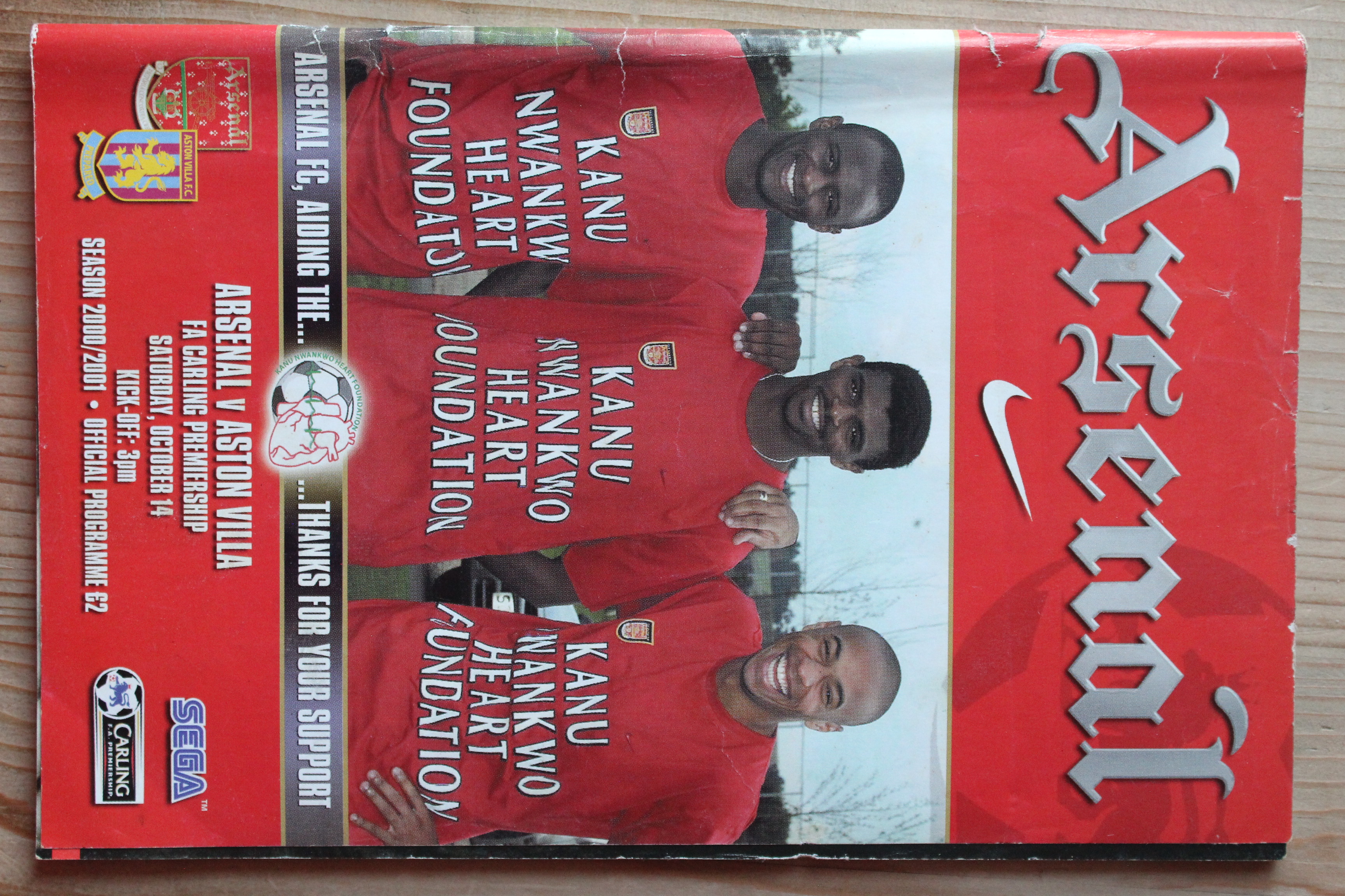 Arsenal FC v Aston Villa FC