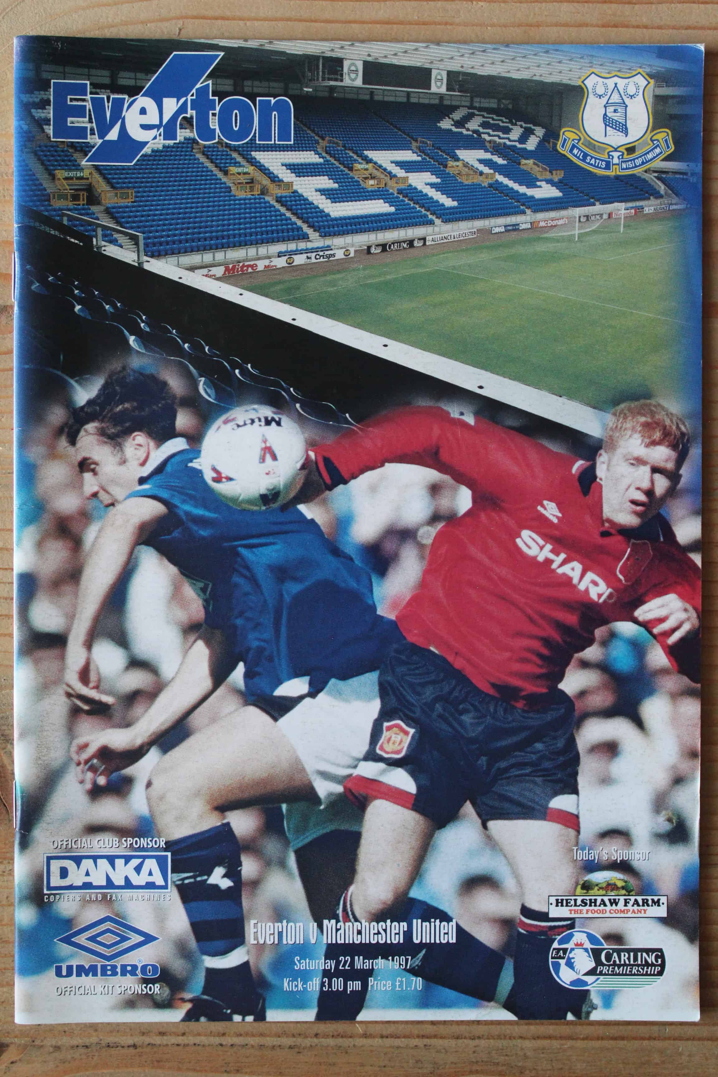 Everton FC v Manchester United FC