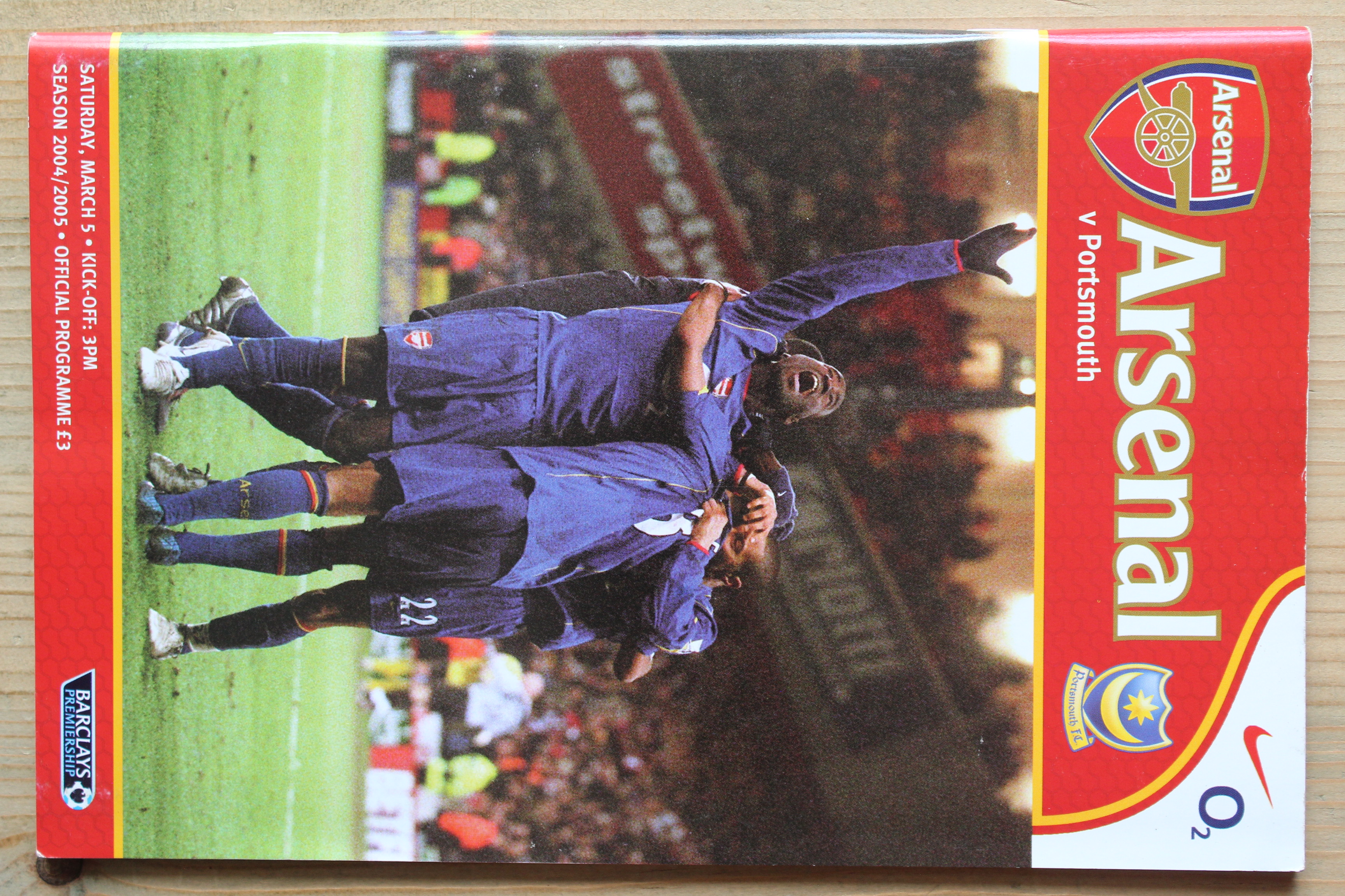 Arsenal FC v Portsmouth FC