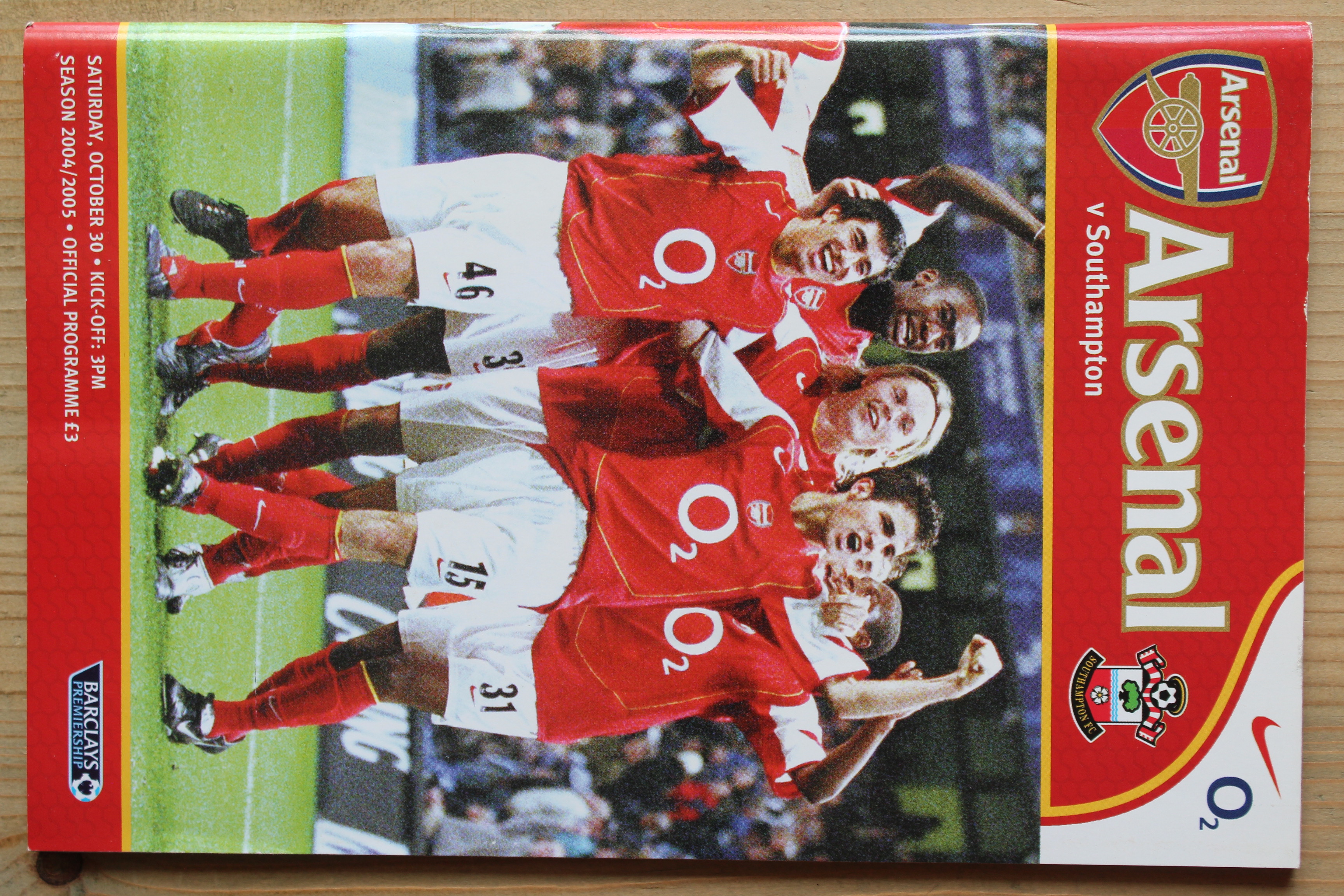 Arsenal FC v Southampton FC