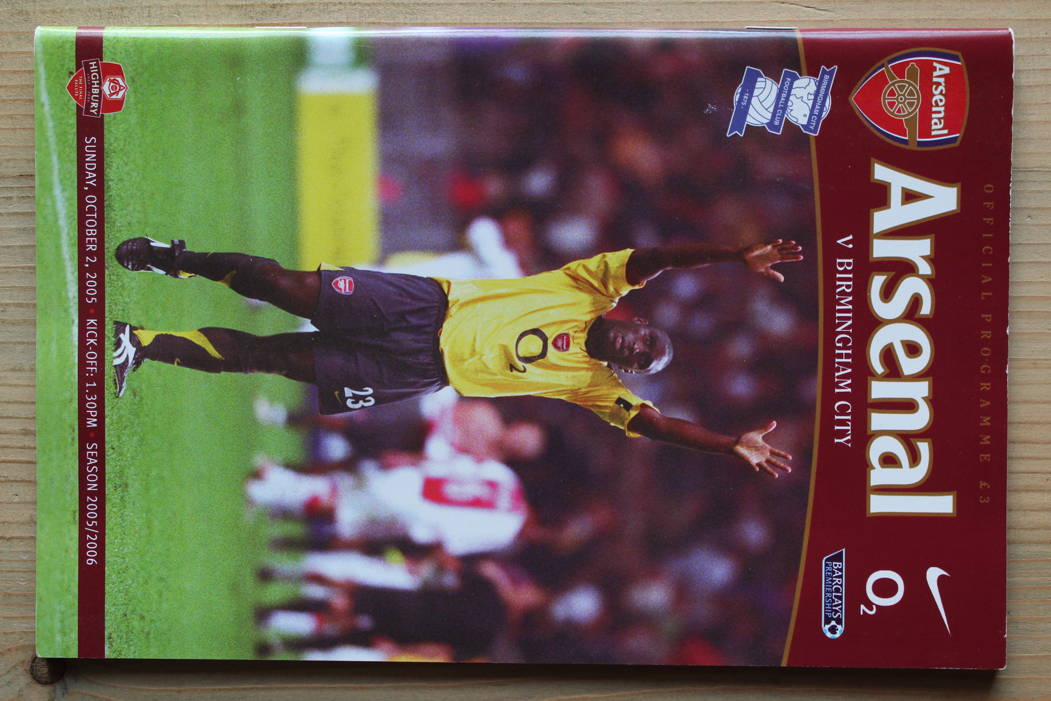 Arsenal FC v Birmingham City FC