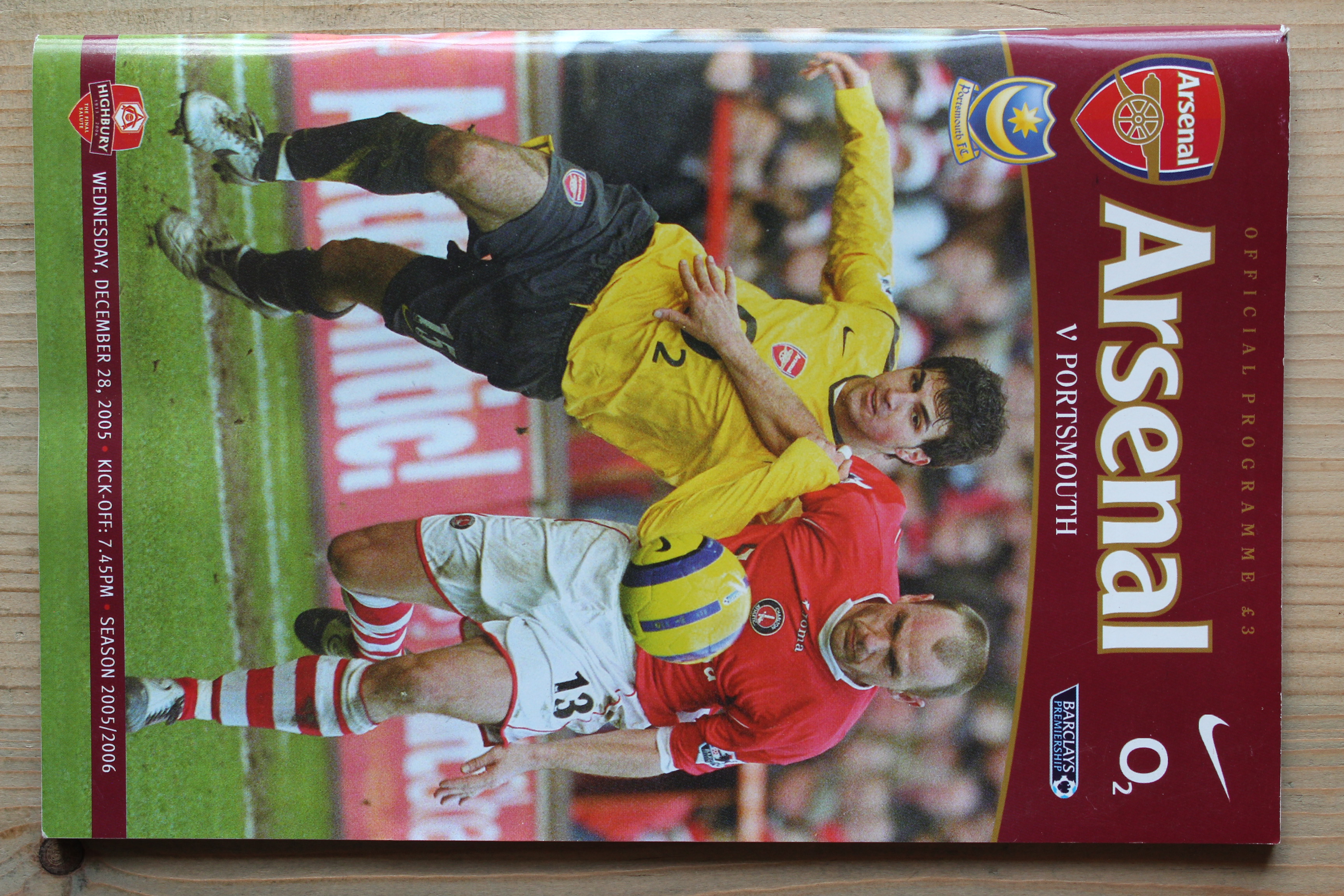 Arsenal FC v Portsmouth FC