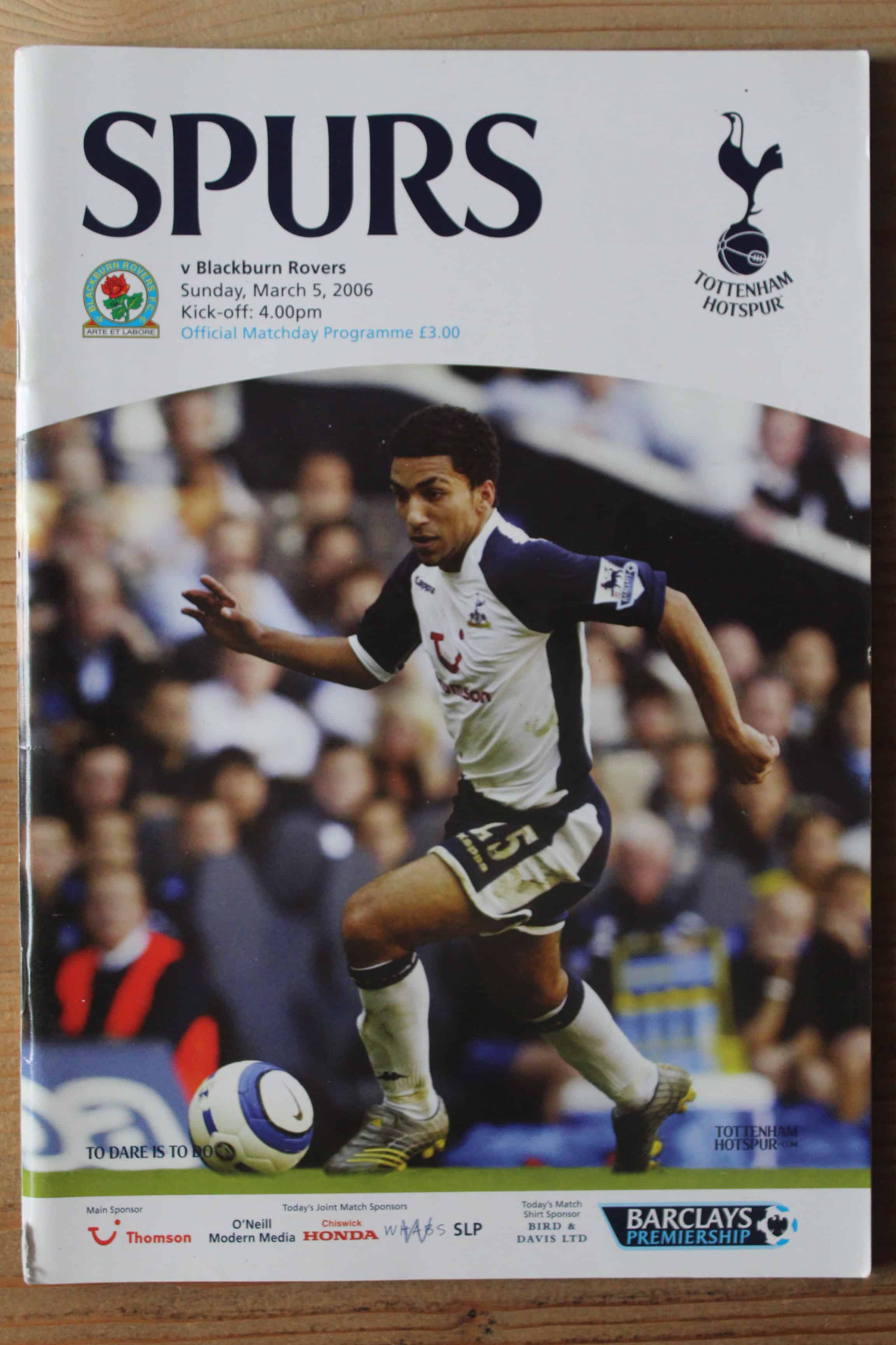Tottenham Hotspur FC v Blackburn Rovers FC