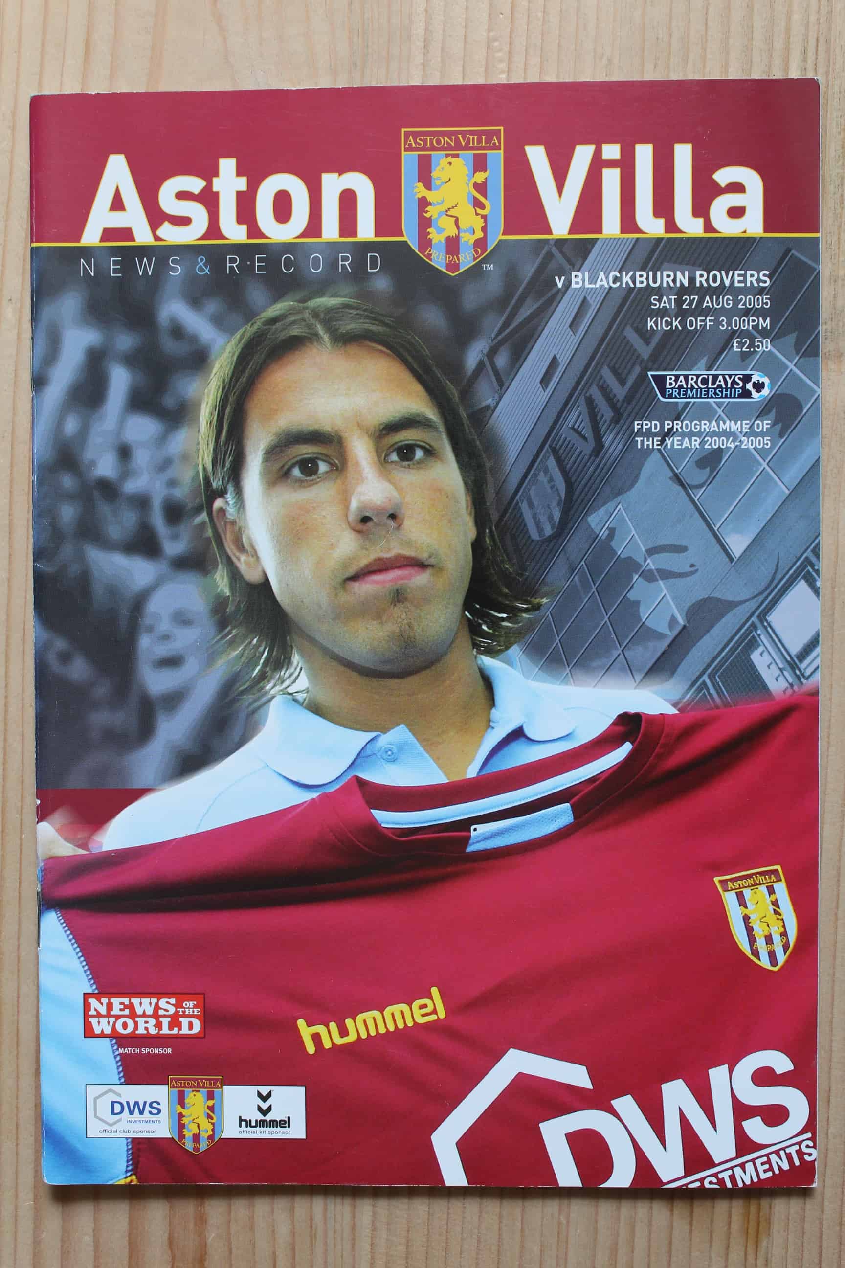 Aston Villa FC v Blackburn Rovers FC