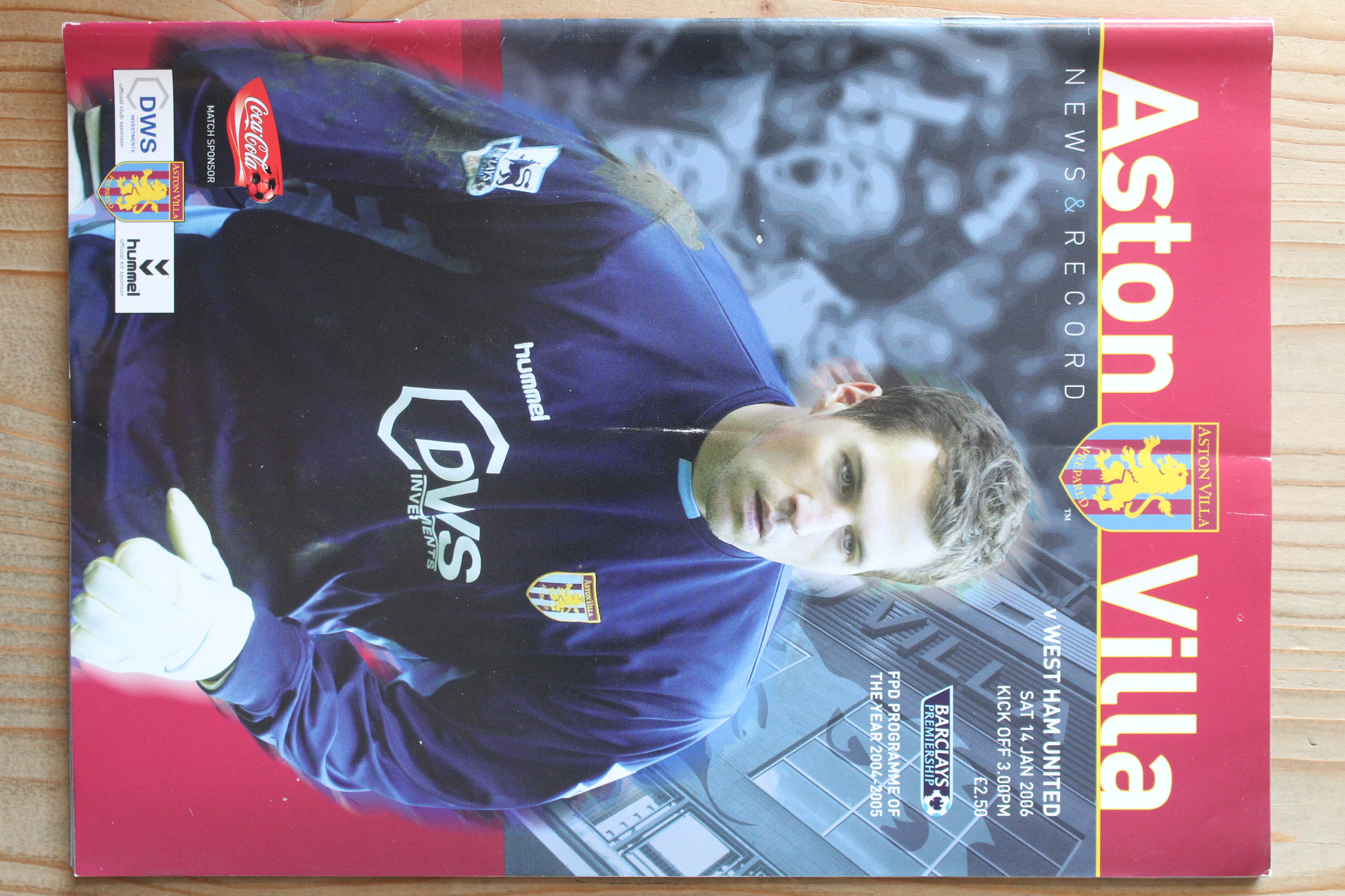 Aston Villa FC v West Ham United FC