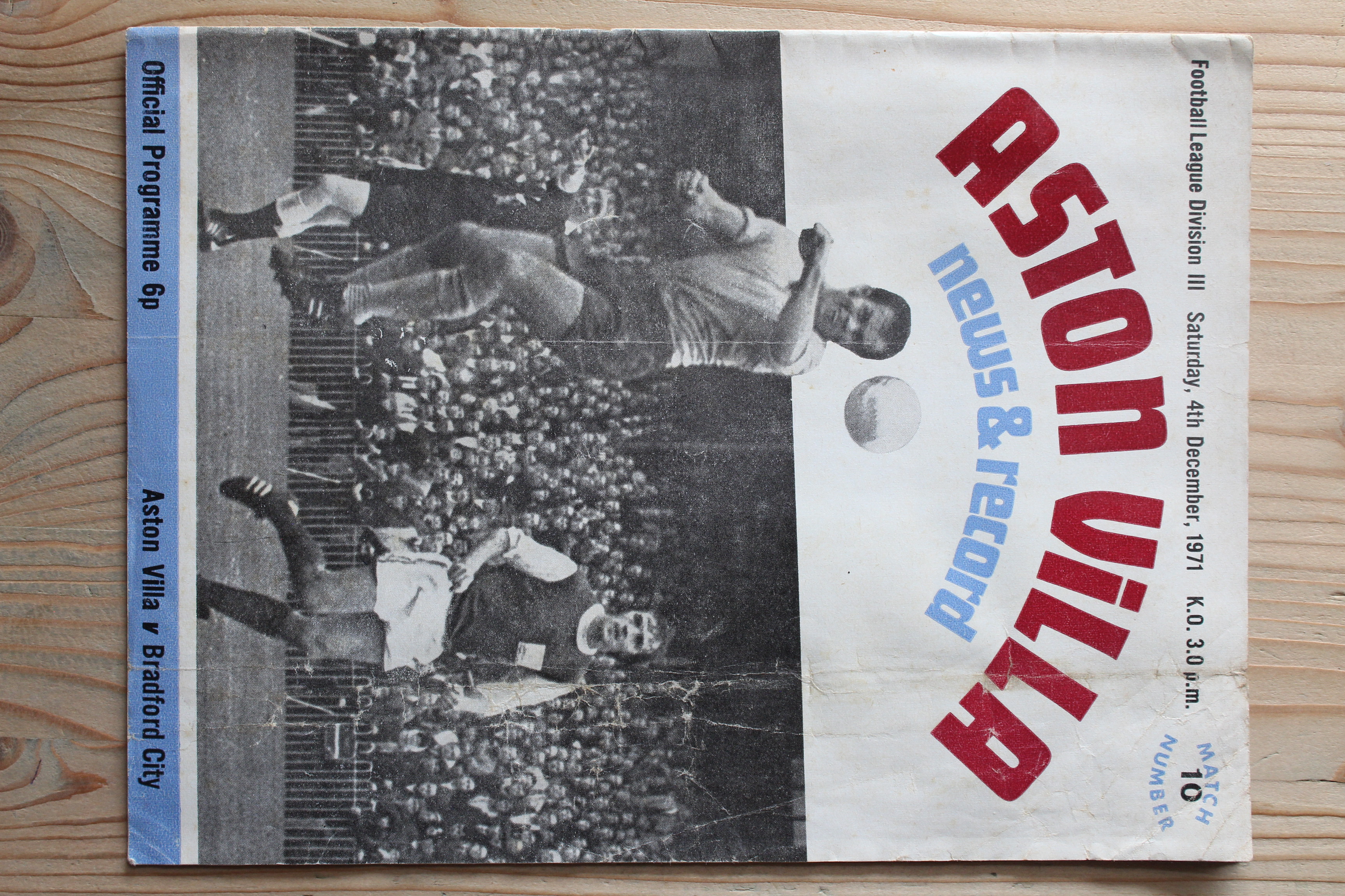 Aston Villa FC v Bradford City FC