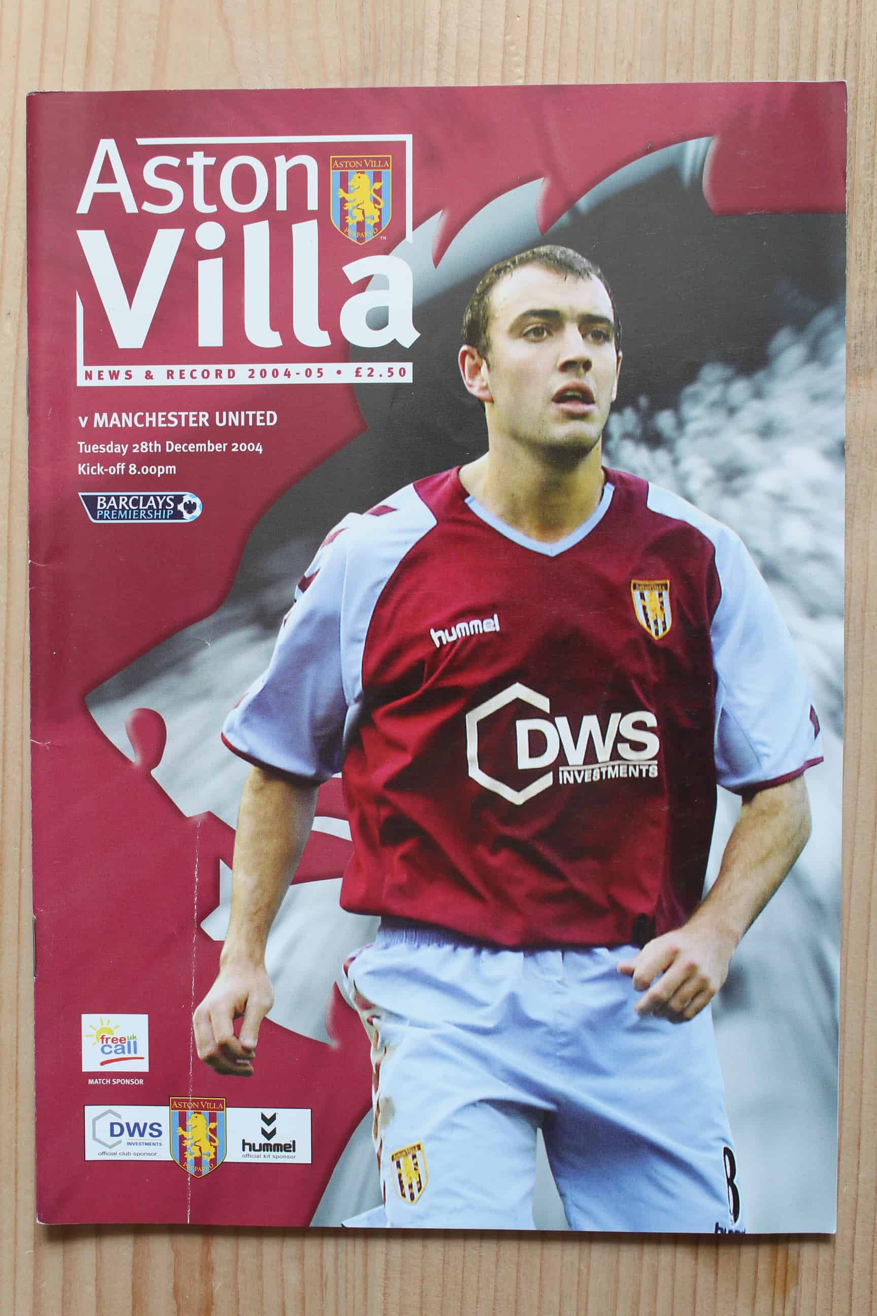 Aston Villa FC v Manchester United FC