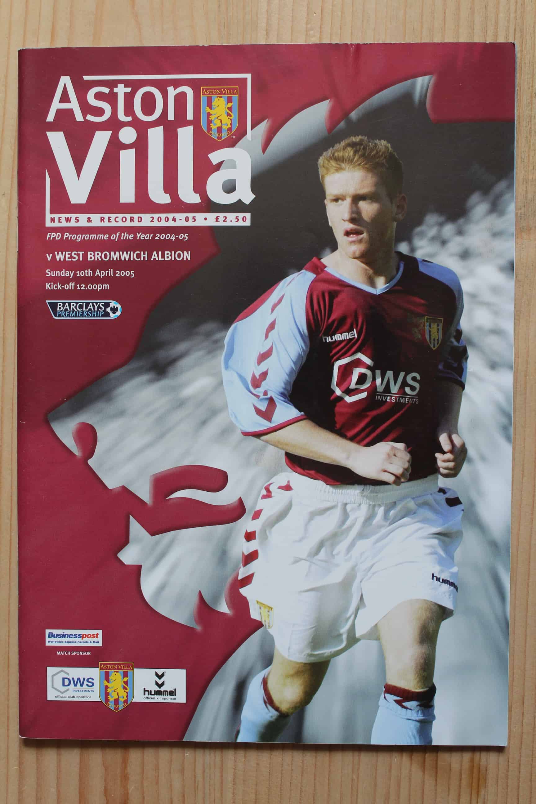 Aston Villa FC v West Bromwich Albion FC 