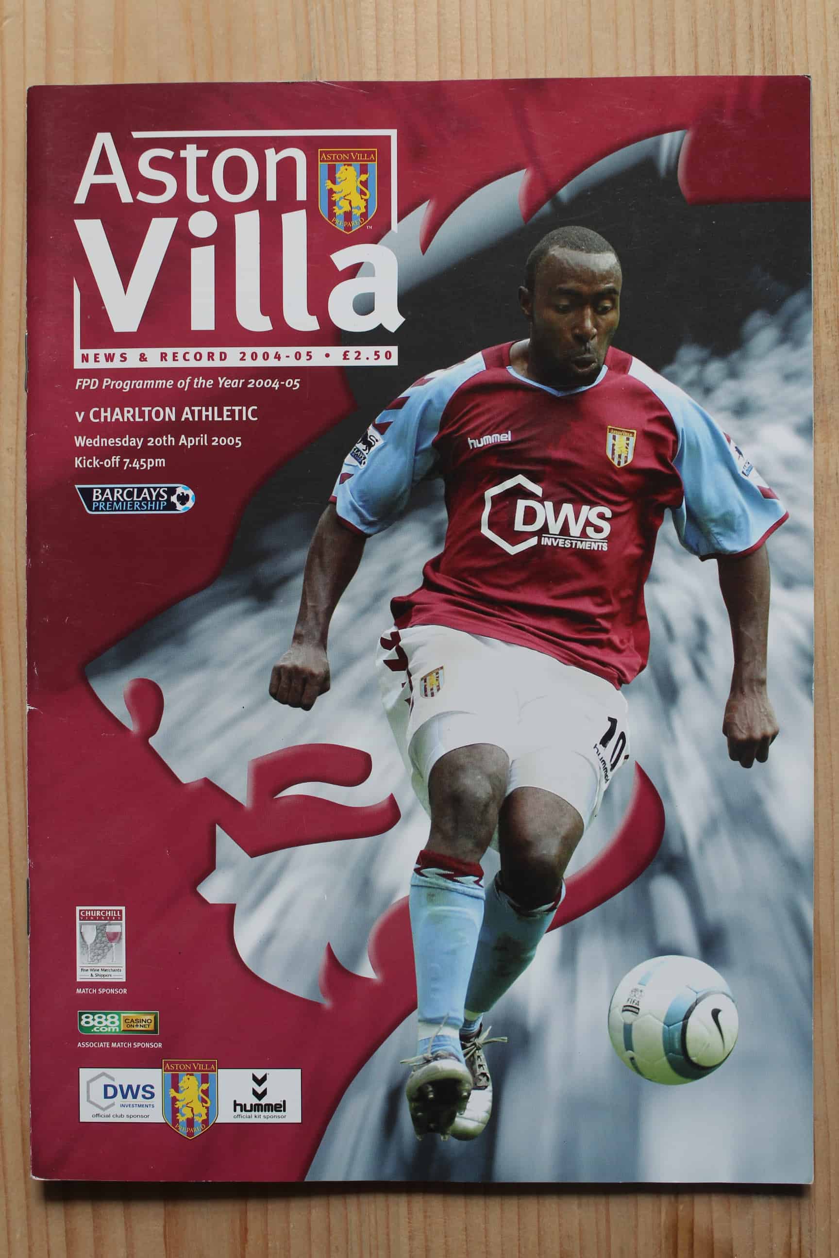 Aston Villa FC v Charlton Athletic FC