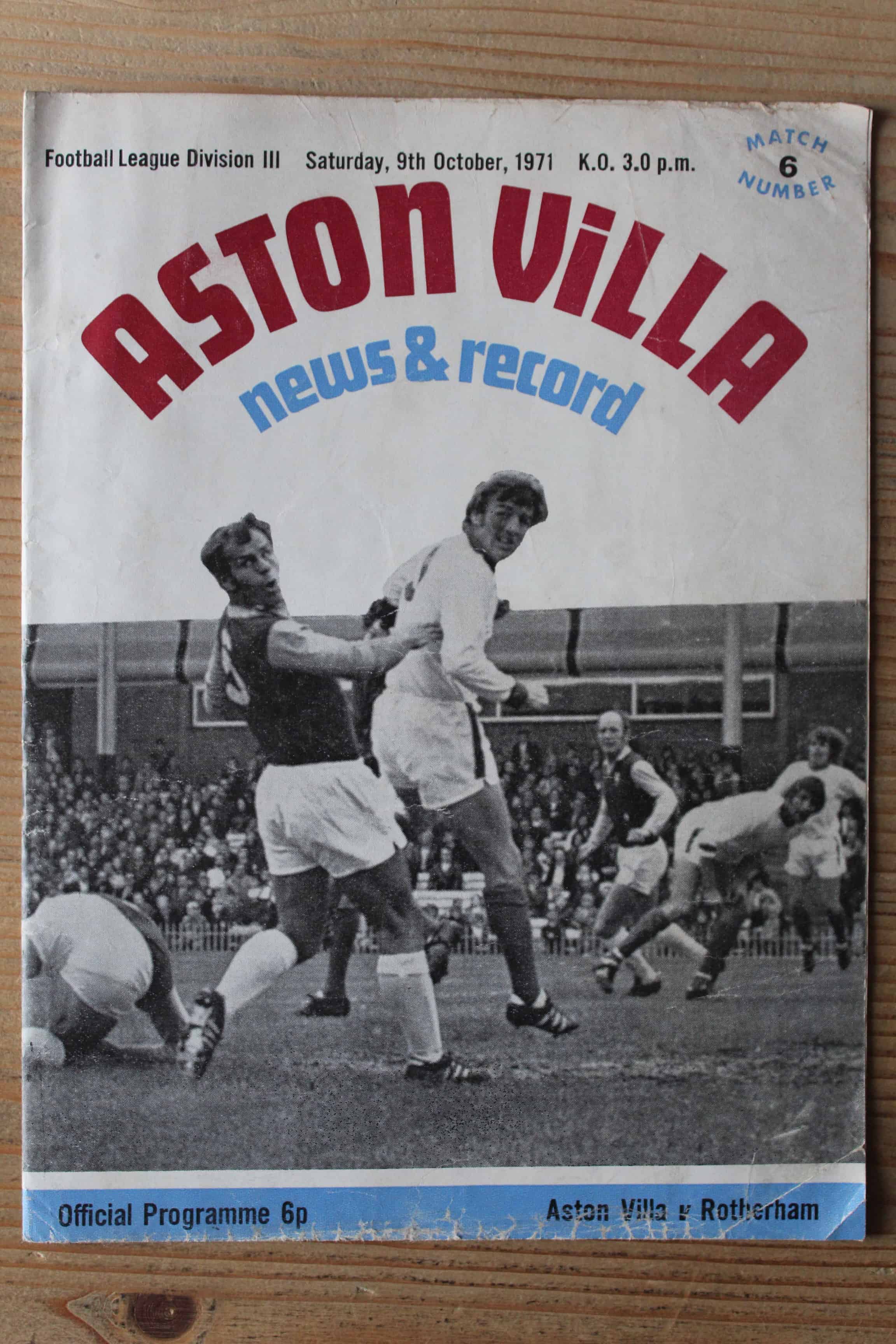 Aston Villa FC v Rotherham United FC
