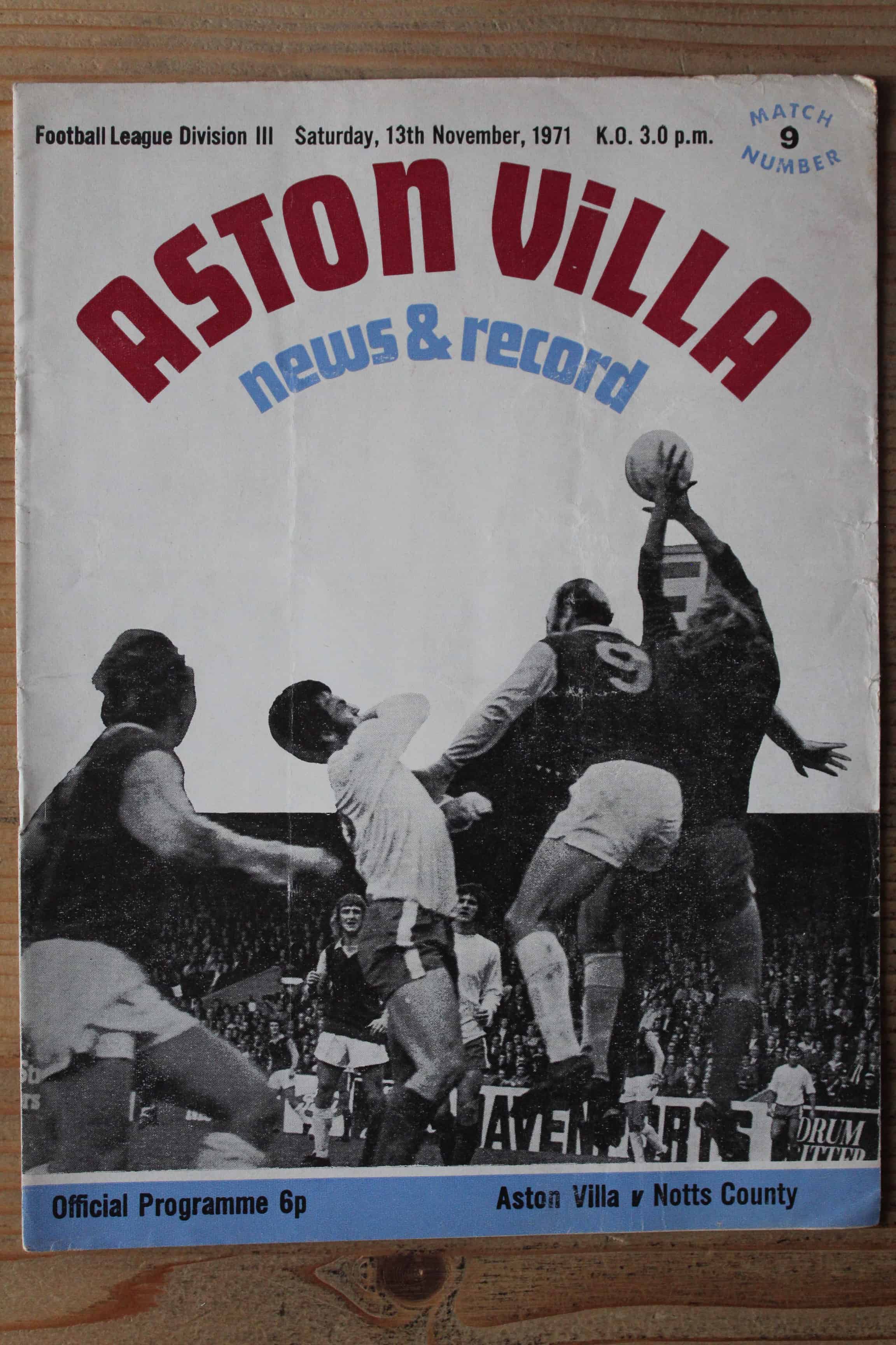 Aston Villa FC v Notts County FC