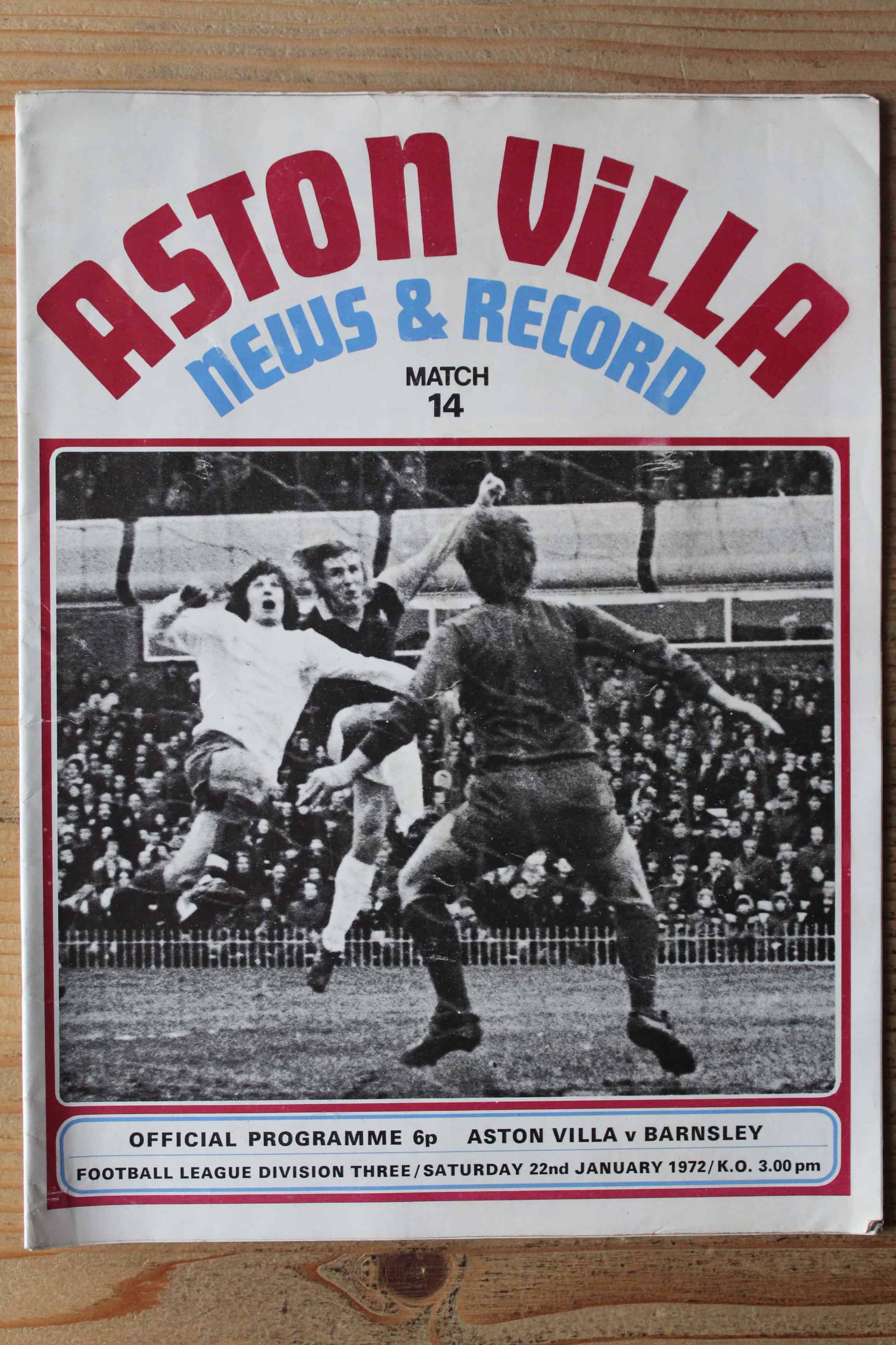 Aston Villa FC v Barnsley FC