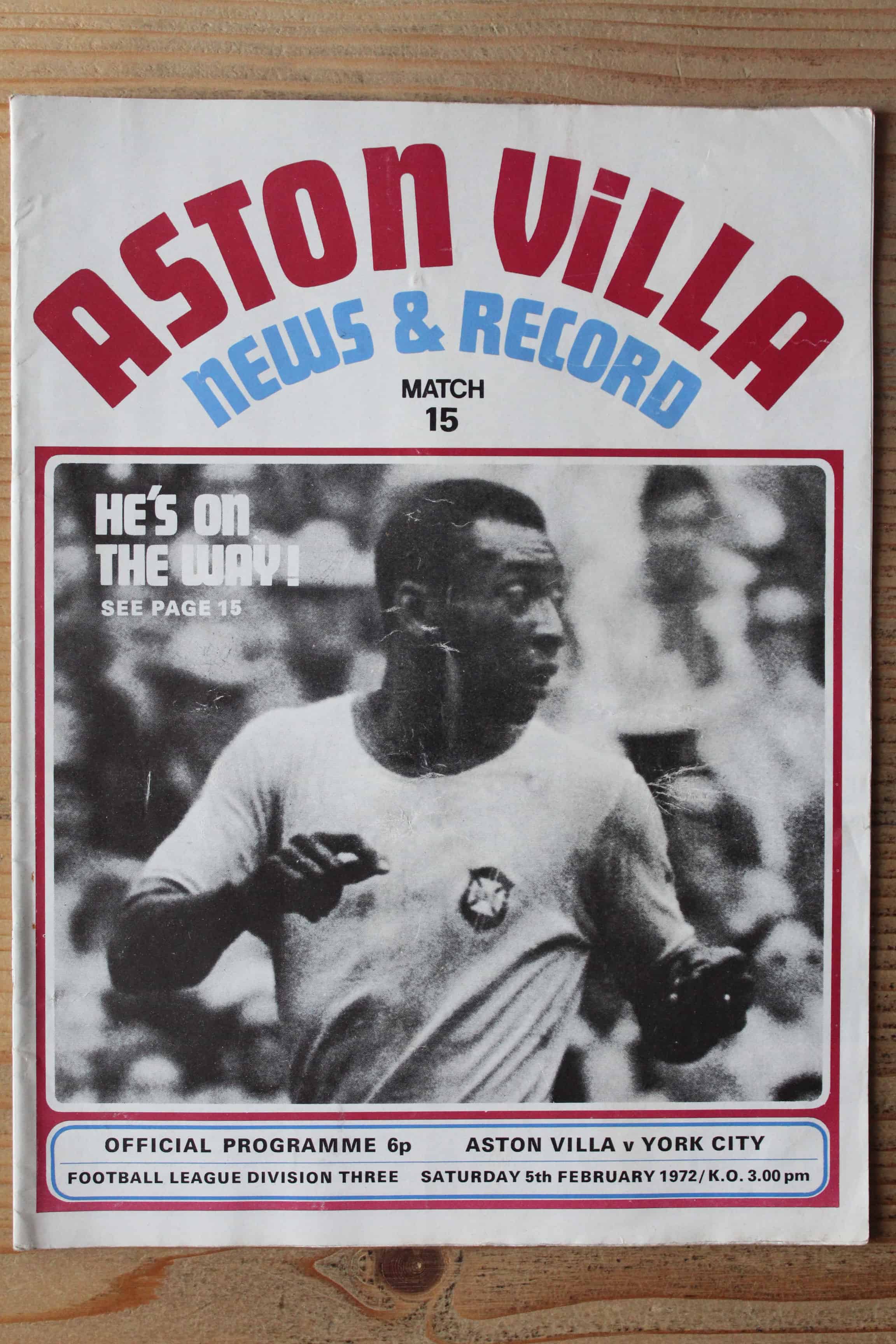 Aston Villa FC v York City FC