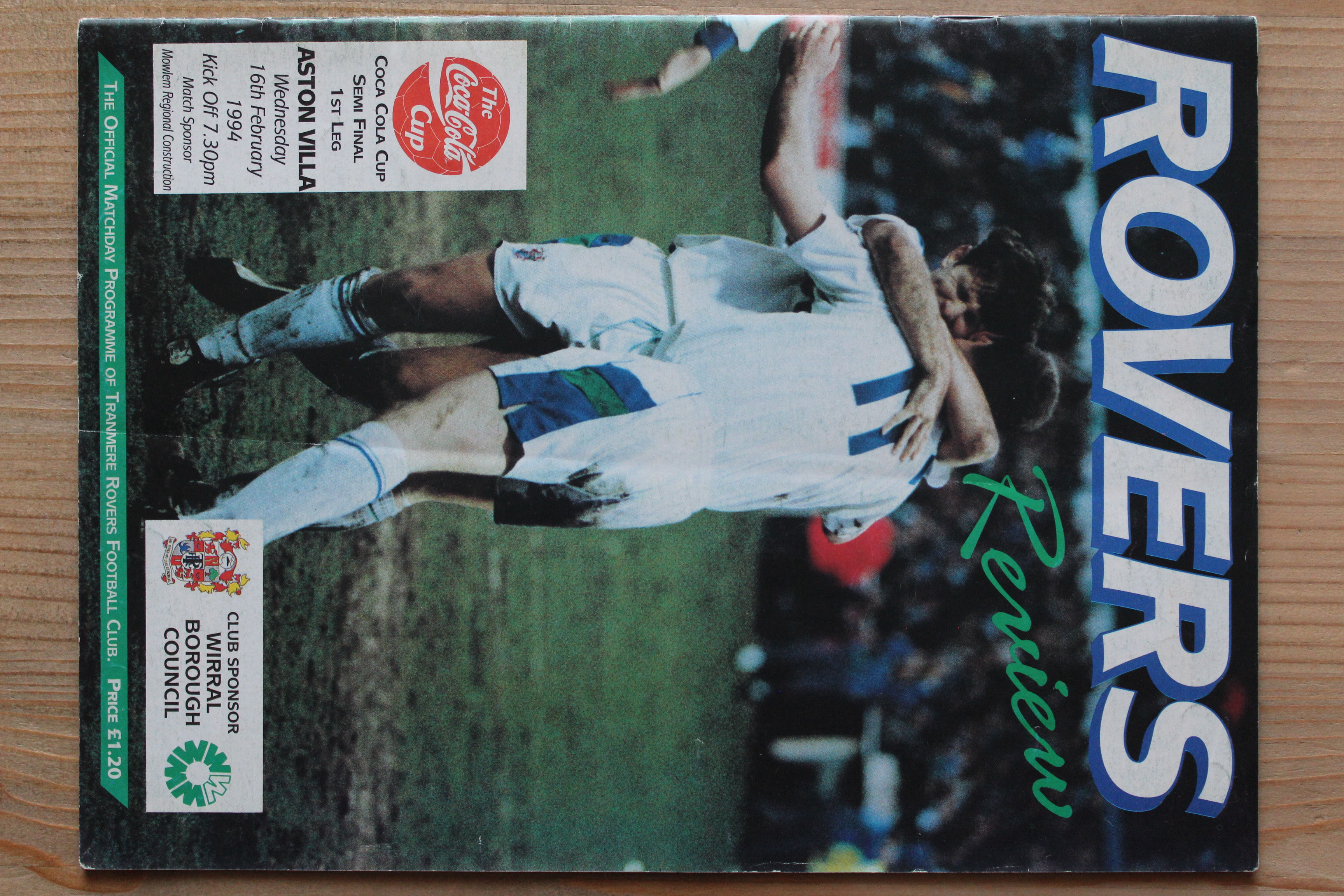 Nottingham Forest FC v Tranmere Rovers FC, January 26 1994