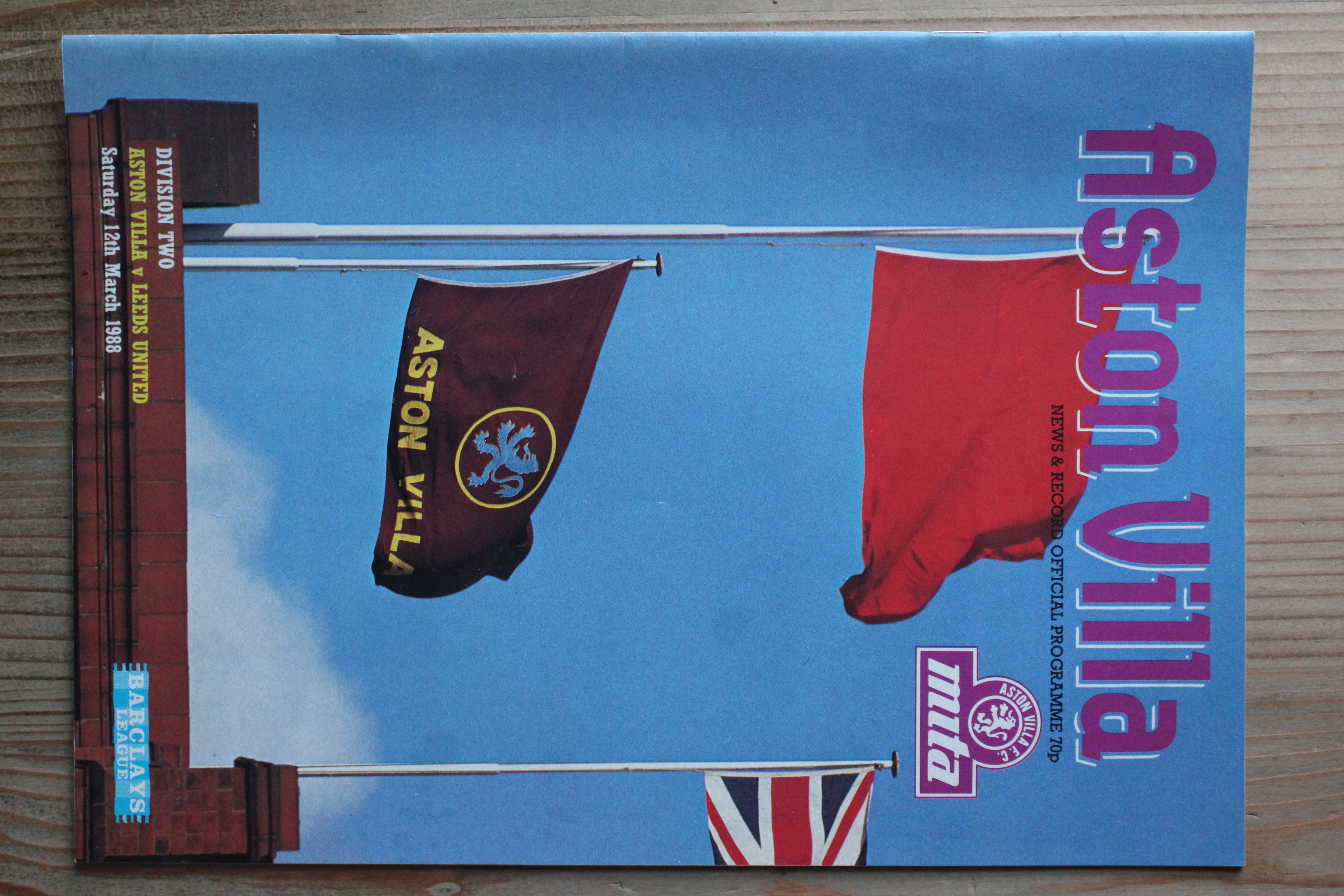 Aston Villa FC v Leeds United FC