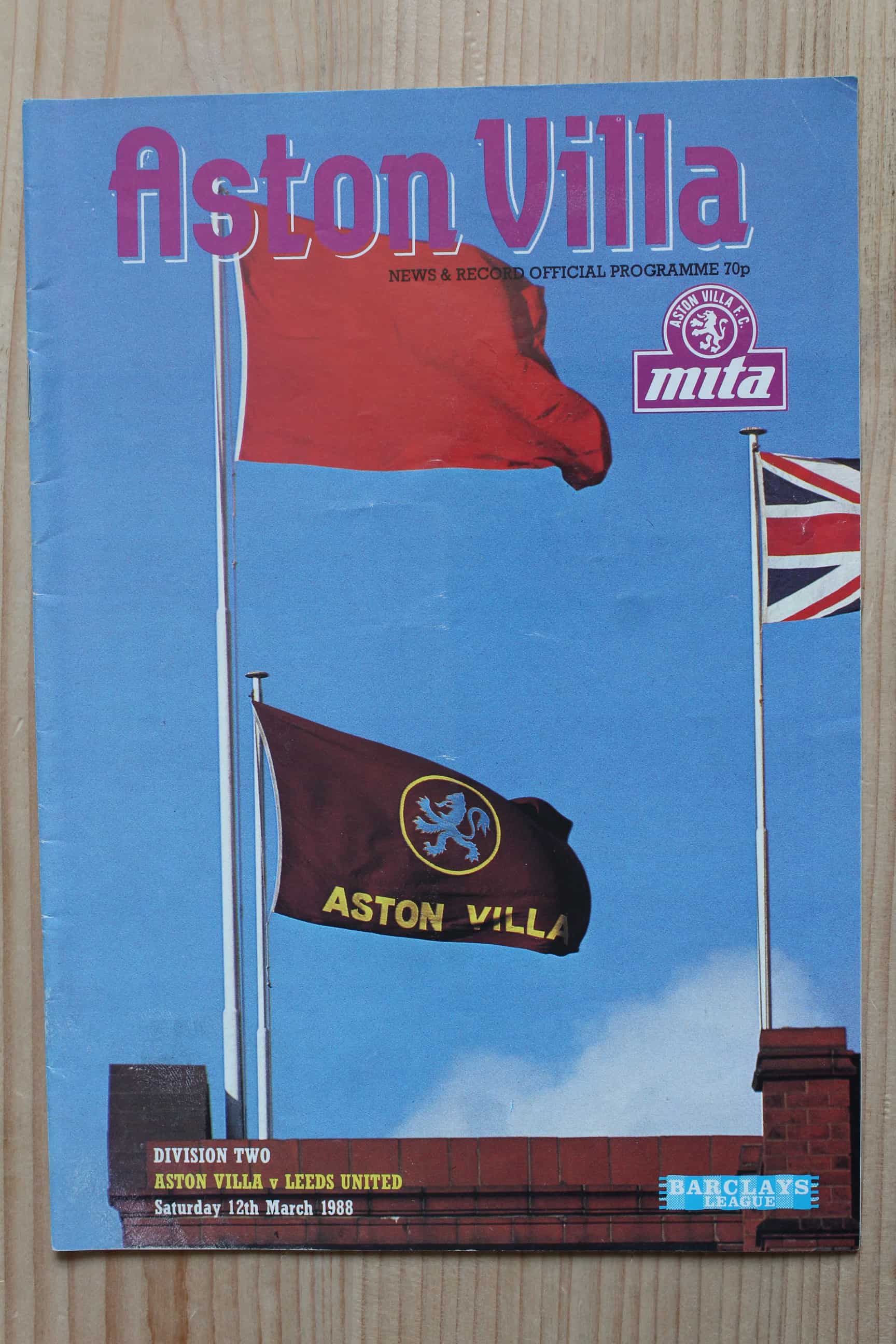 Aston Villa FC v Leeds United FC