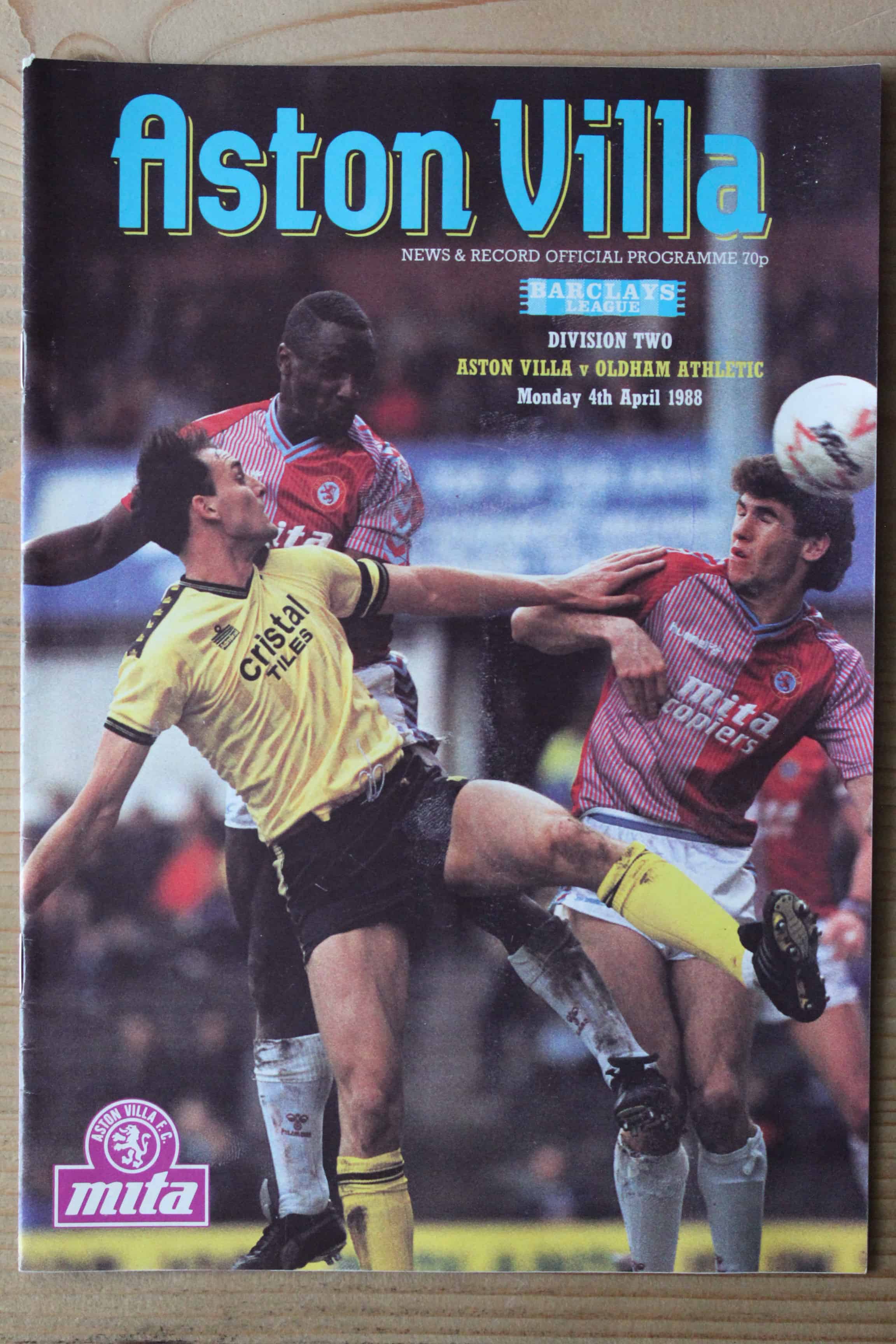 Aston Villa FC v Oldham Athletic FC