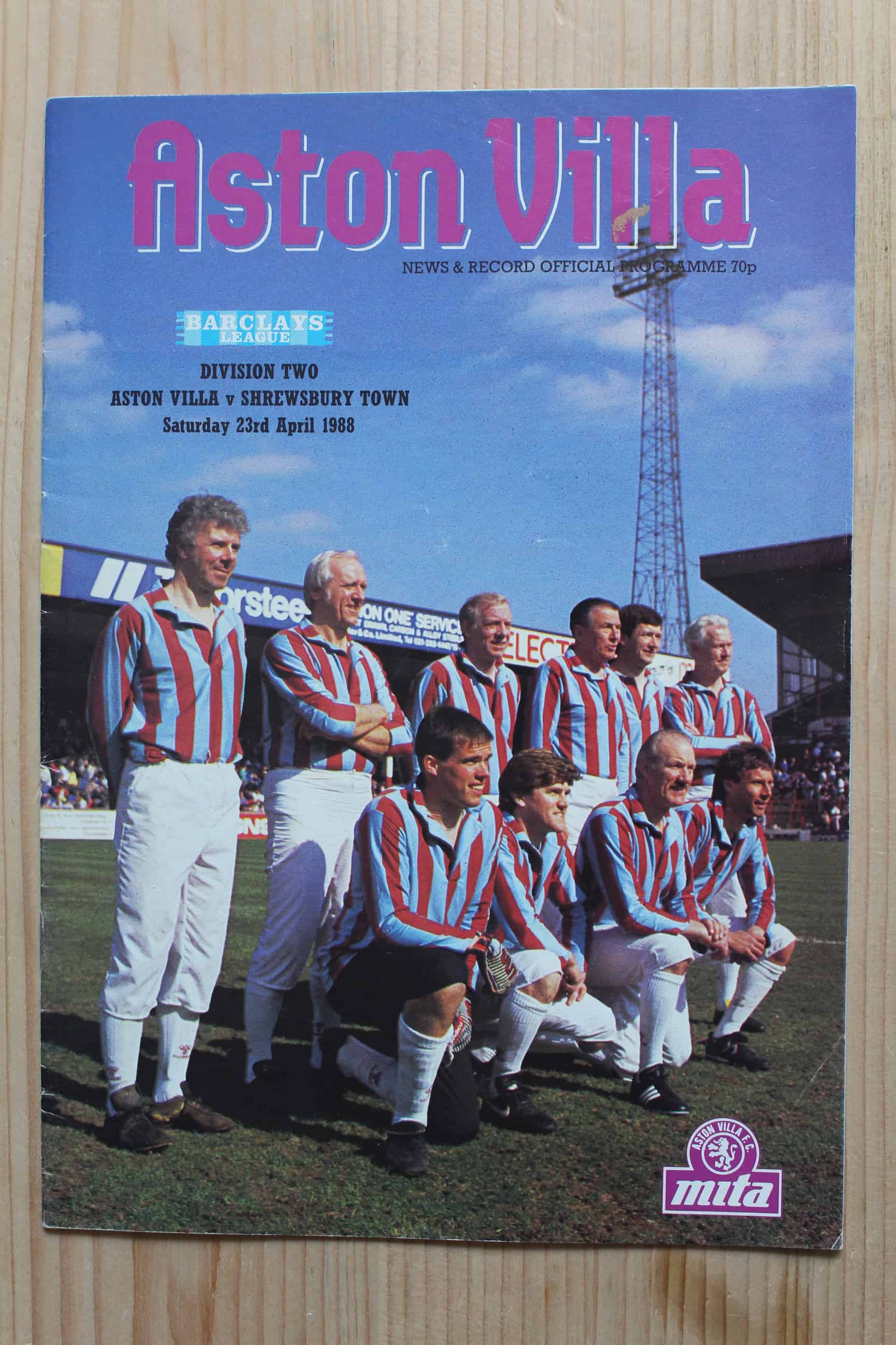 Aston Villa FC v Shrewsbury Town FC