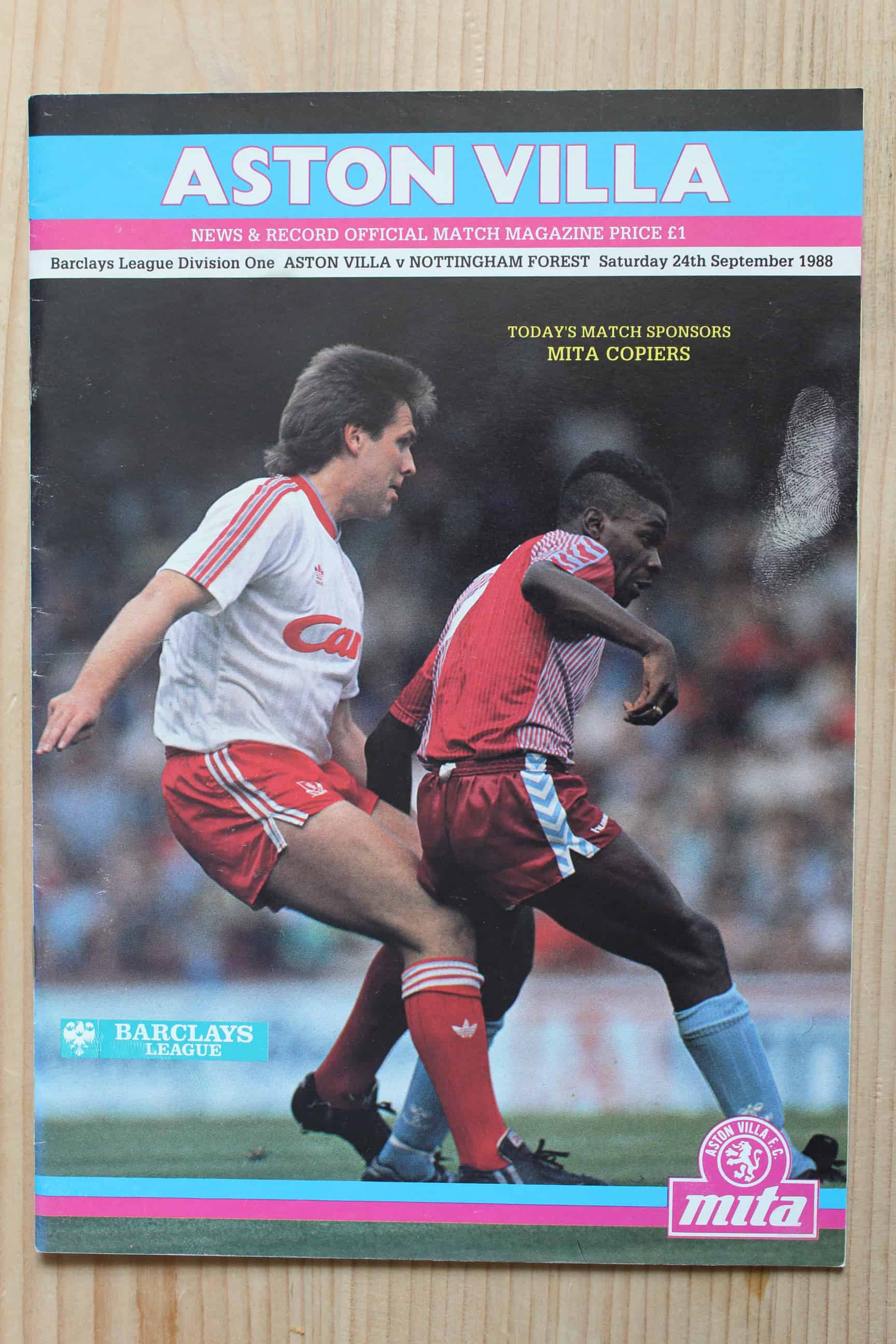 Aston Villa FC v Nottingham Forest FC