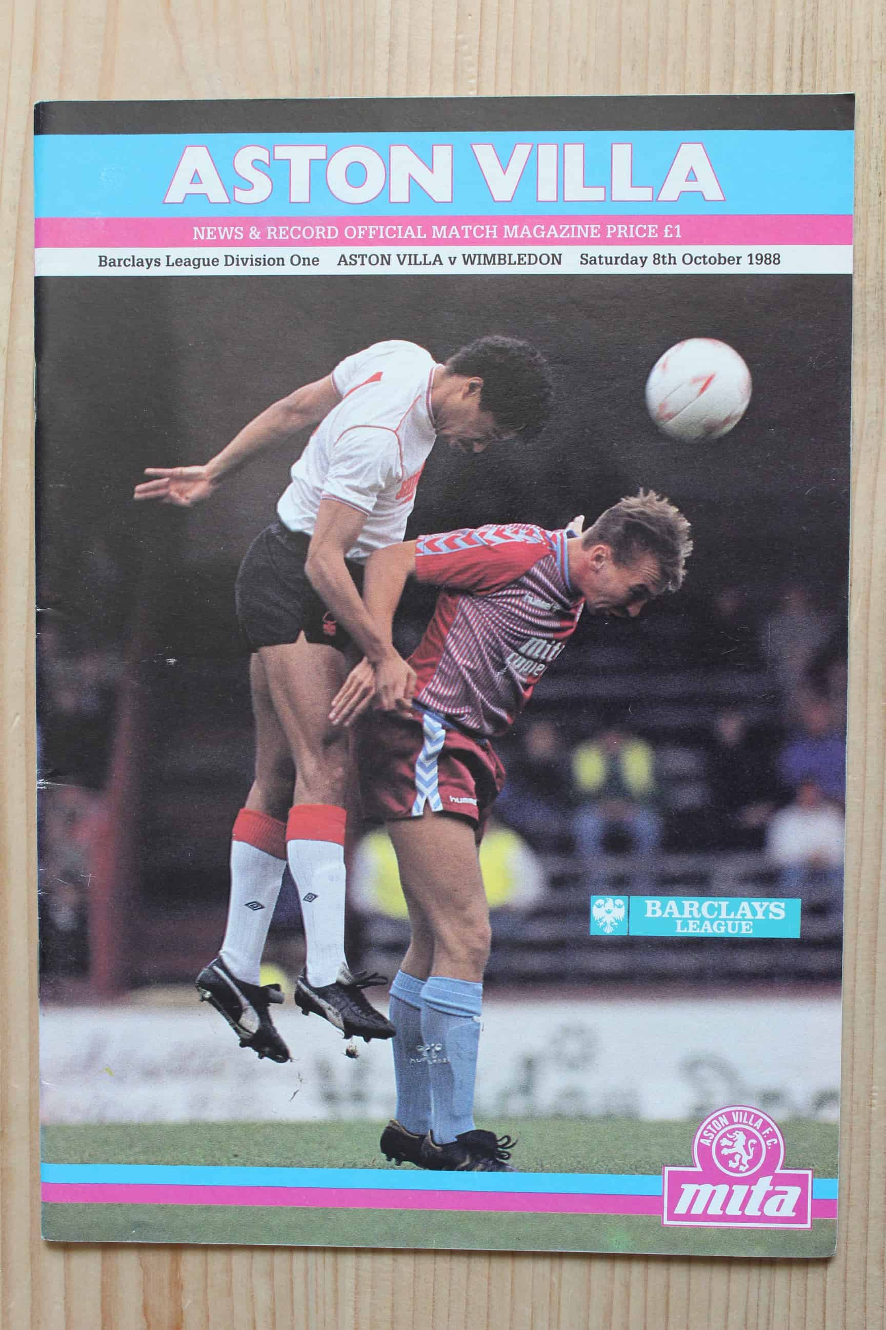 Aston Villa FC v Wimbledon