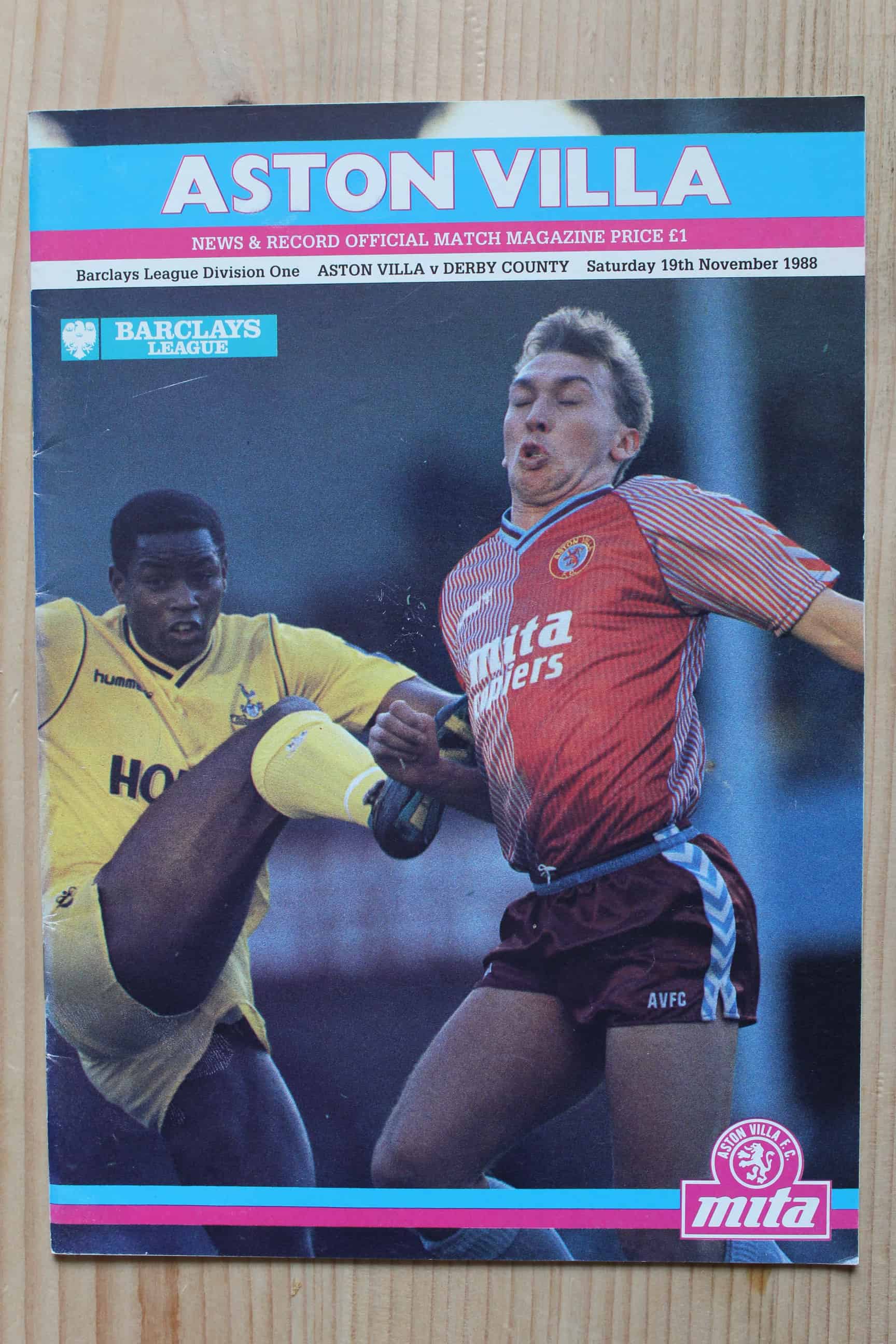 Aston Villa FC v Derby County FC