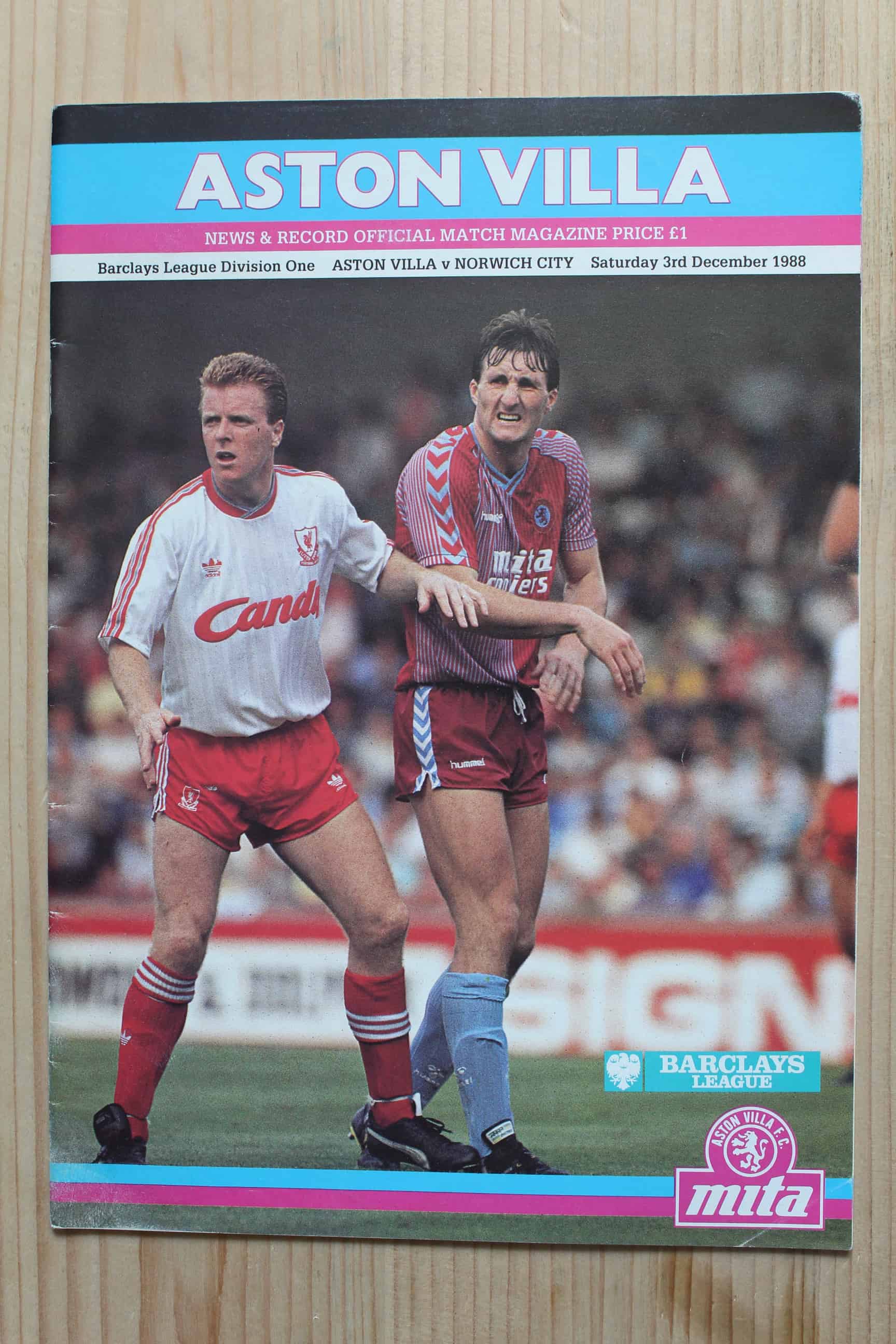 Aston Villa FC v Norwich City FC