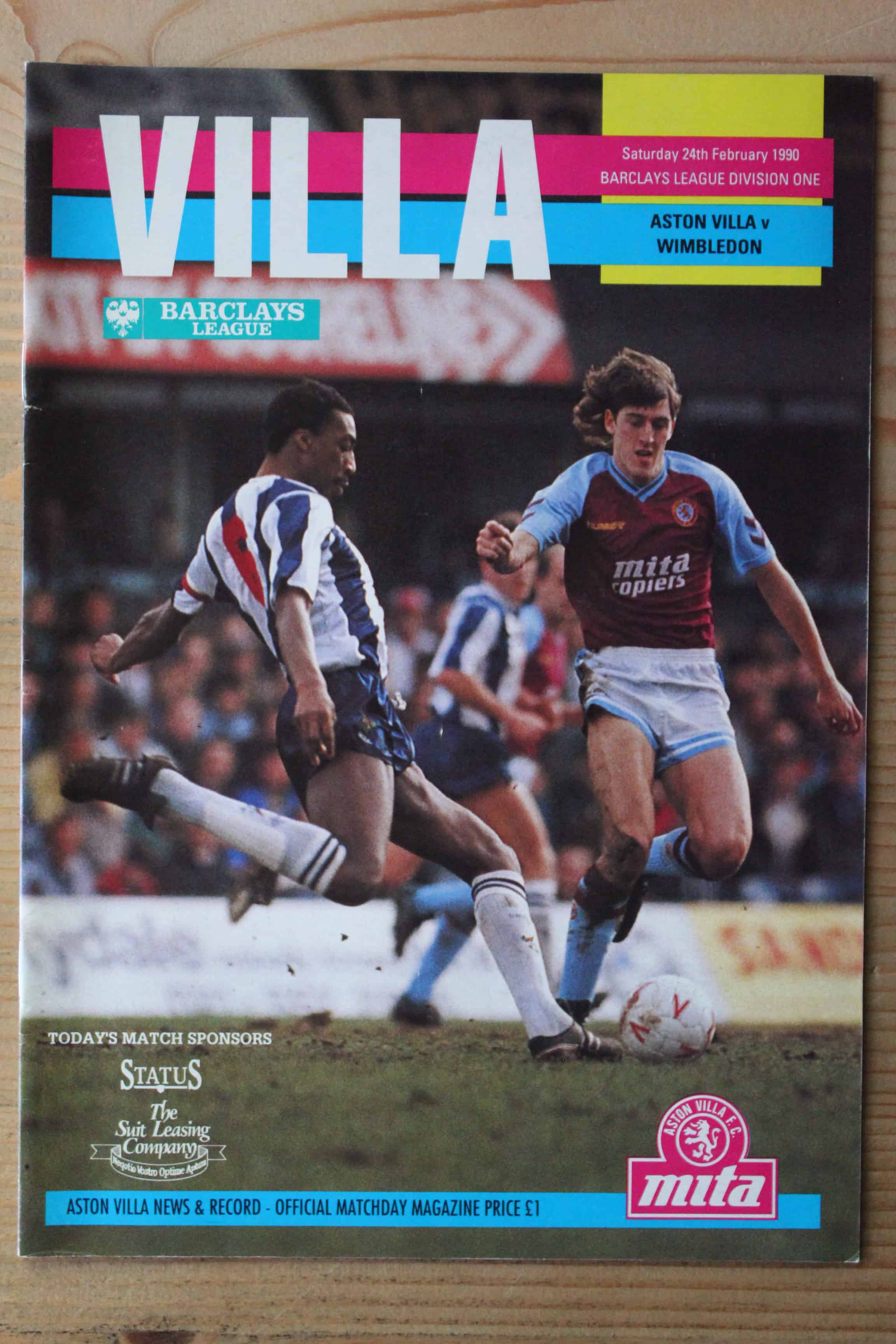 Aston Villa FC v Wimbledon