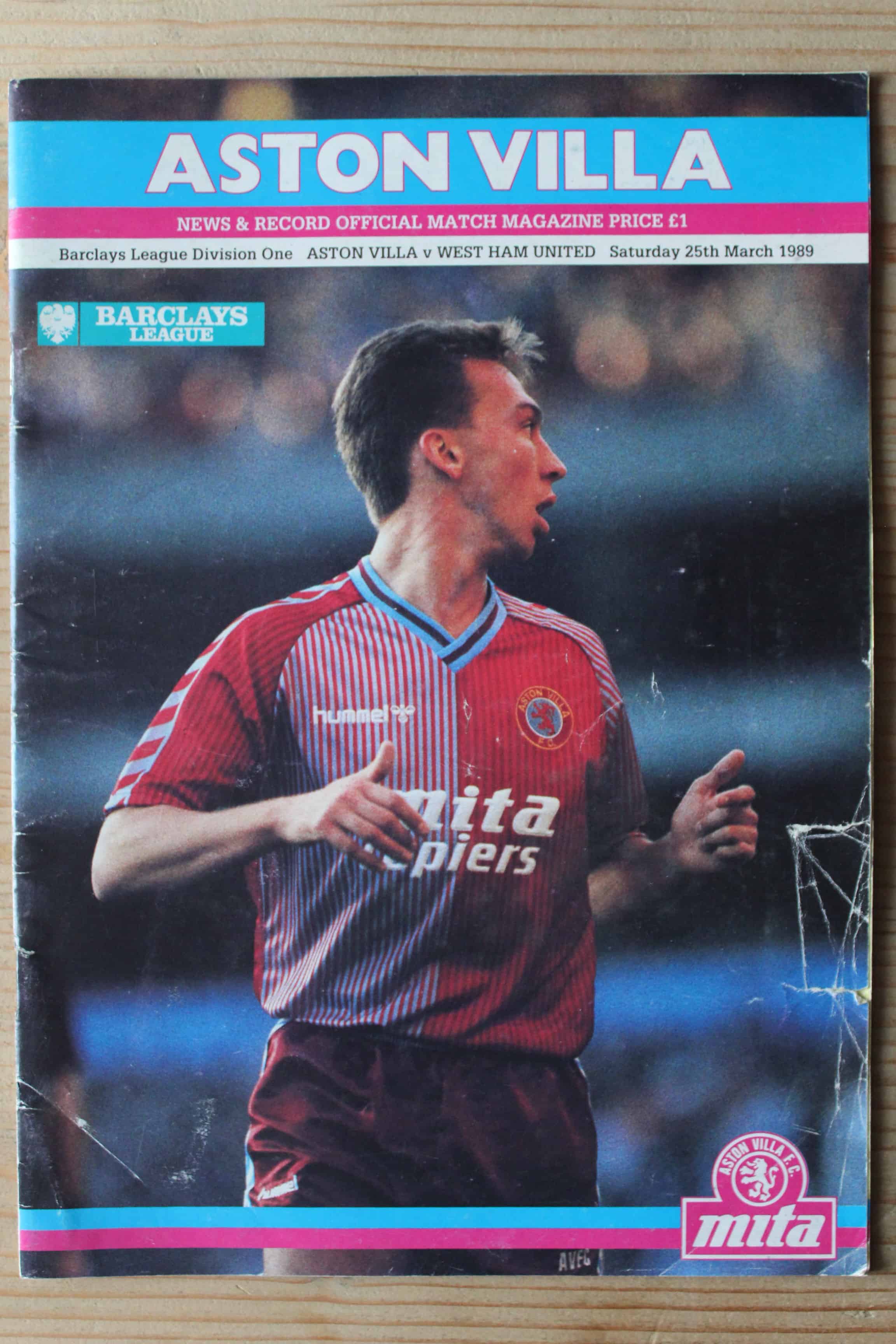 Aston Villa FC v West Ham United FC