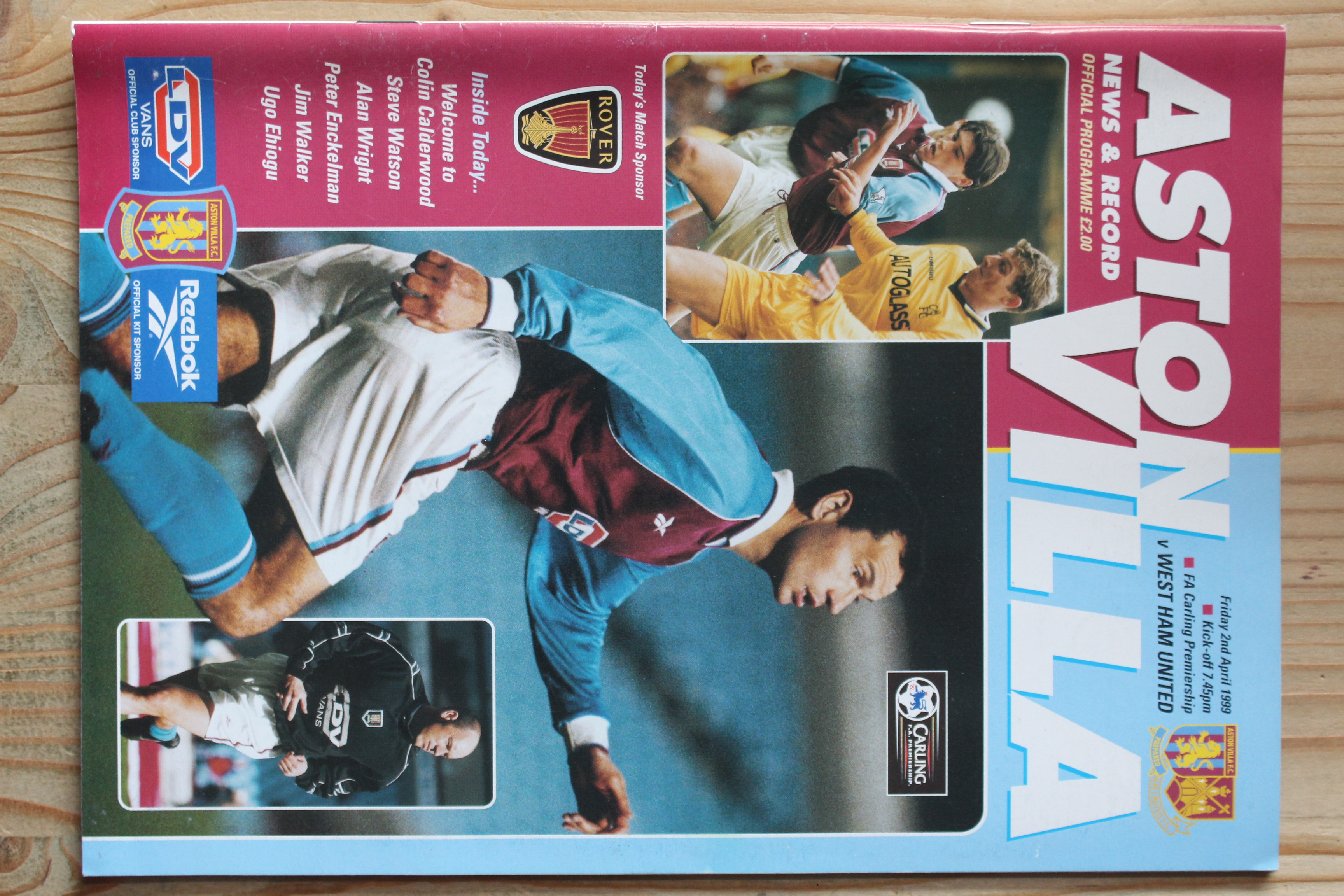 Aston Villa FC v West Ham United FC