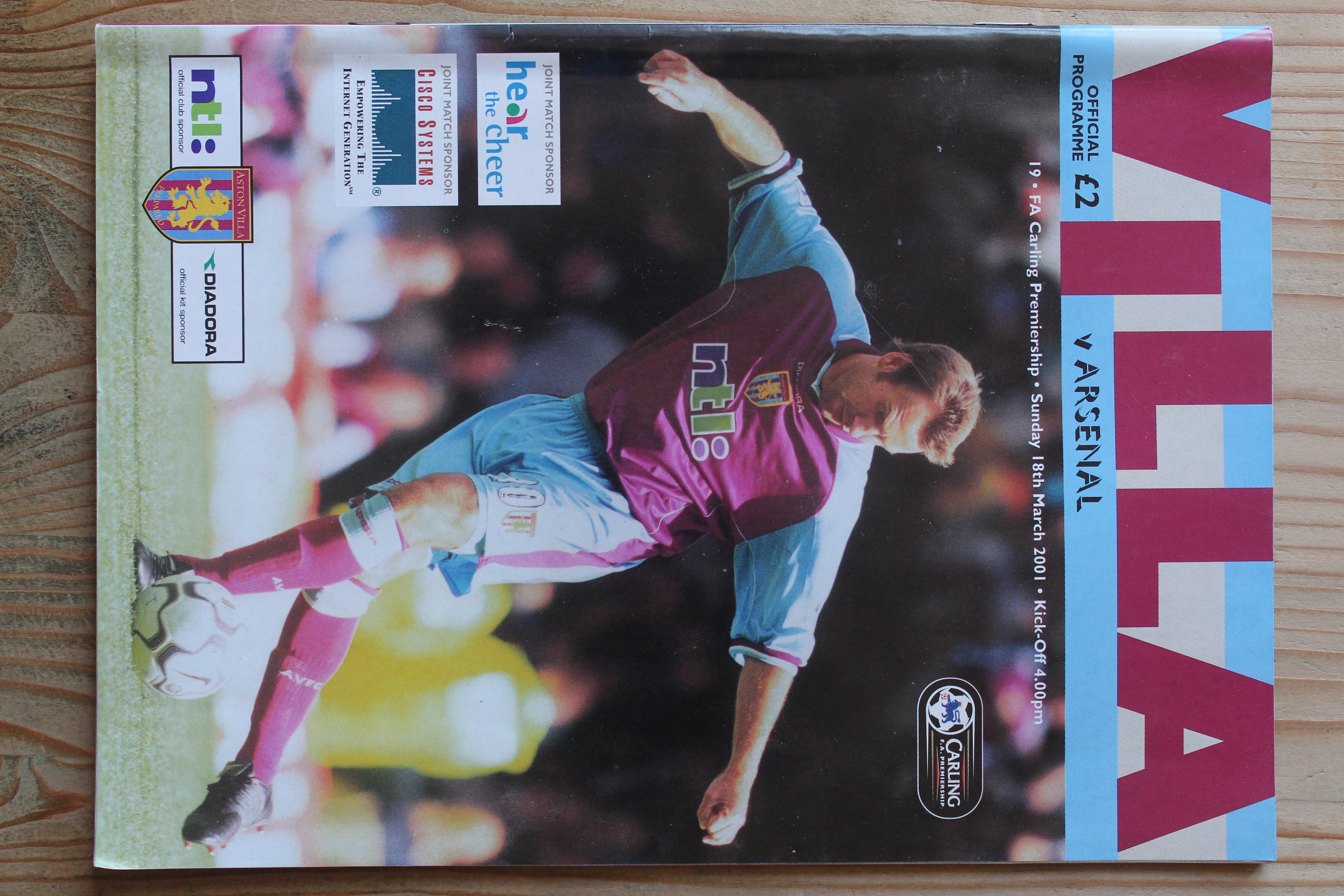 Aston Villa FC v Arsenal FC