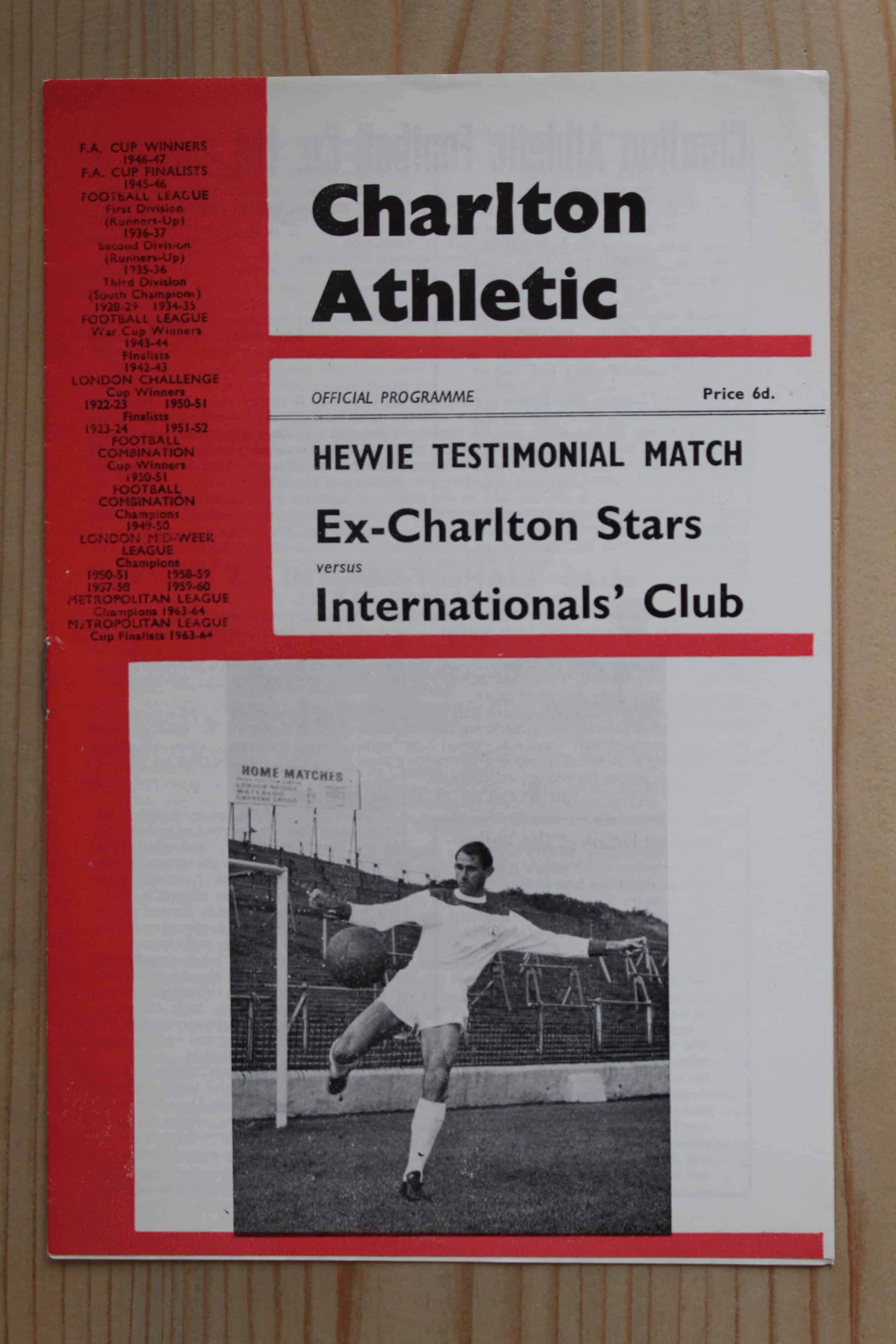 Ex Charlton XI v International Club XI