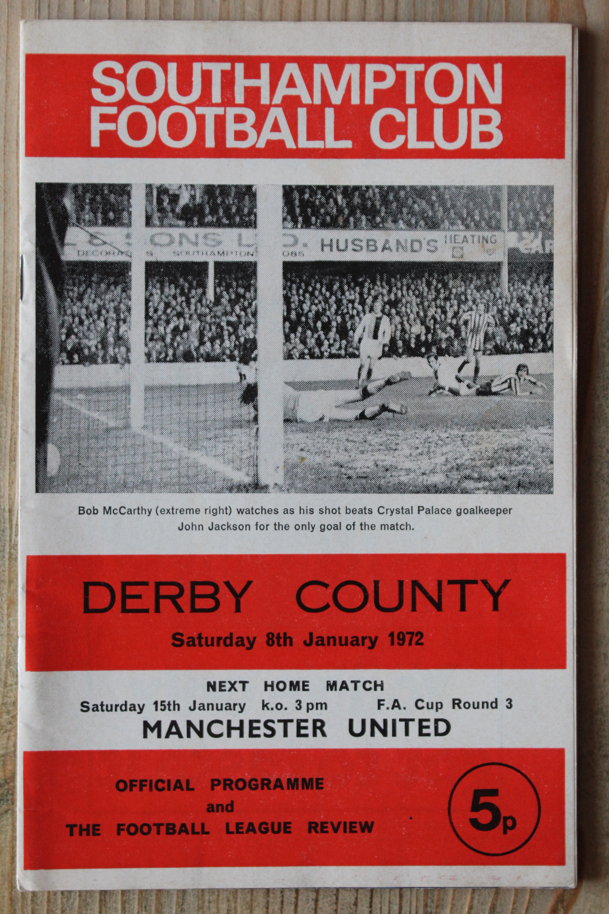 Southampton FC v Derby County FC