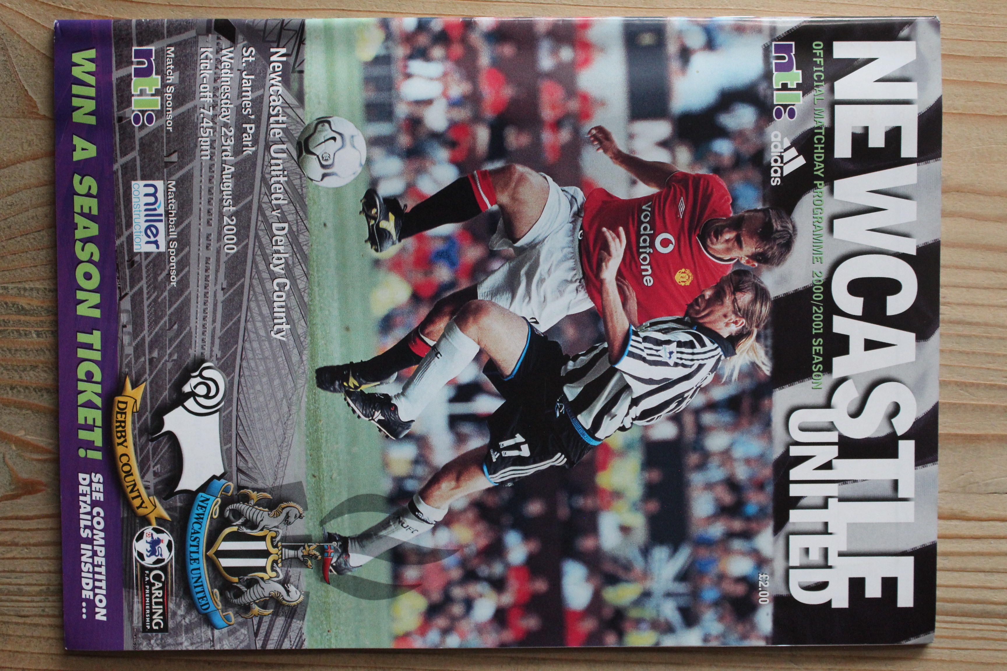 Newcastle United FC v Derby County FC