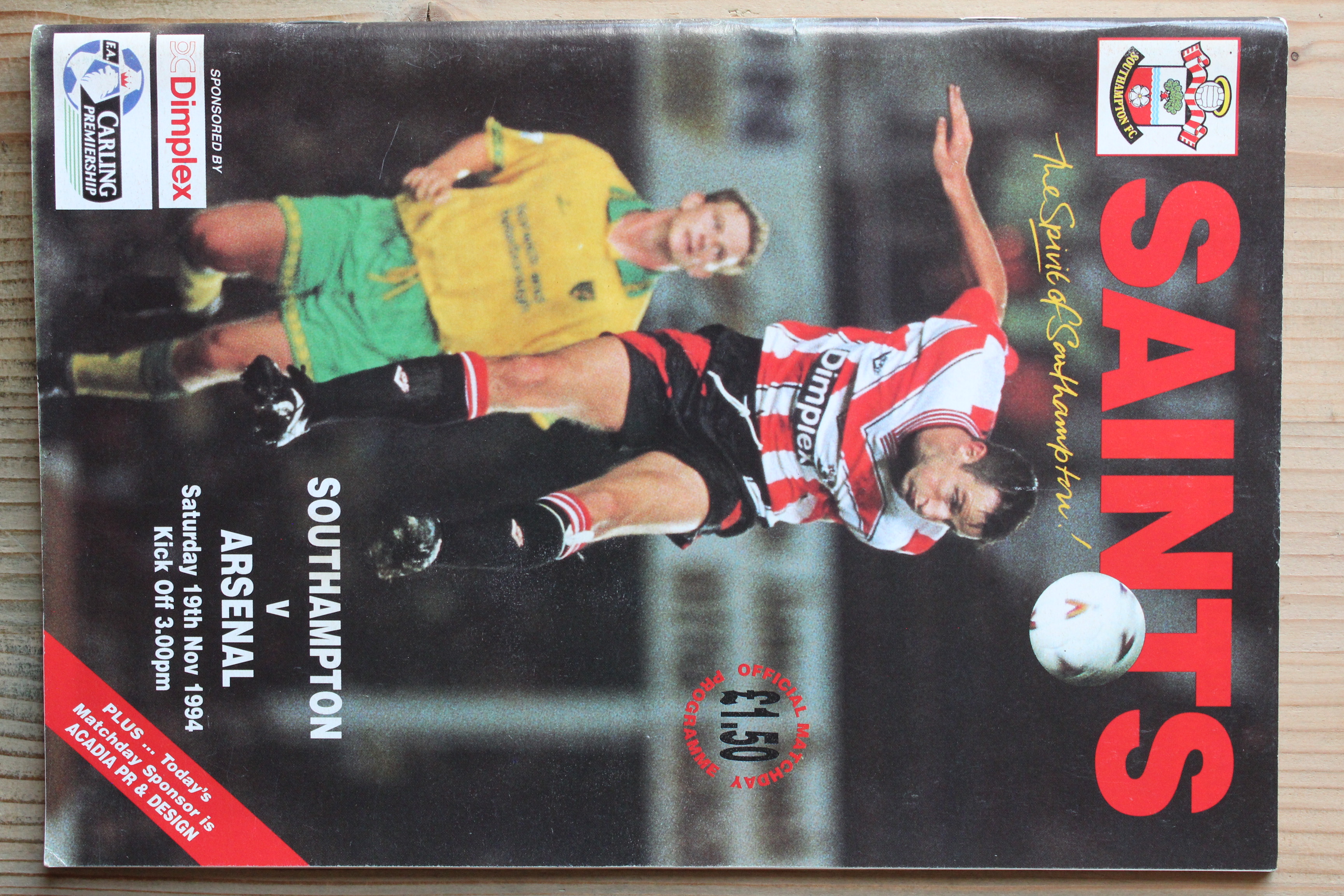 Southampton FC v Arsenal FC