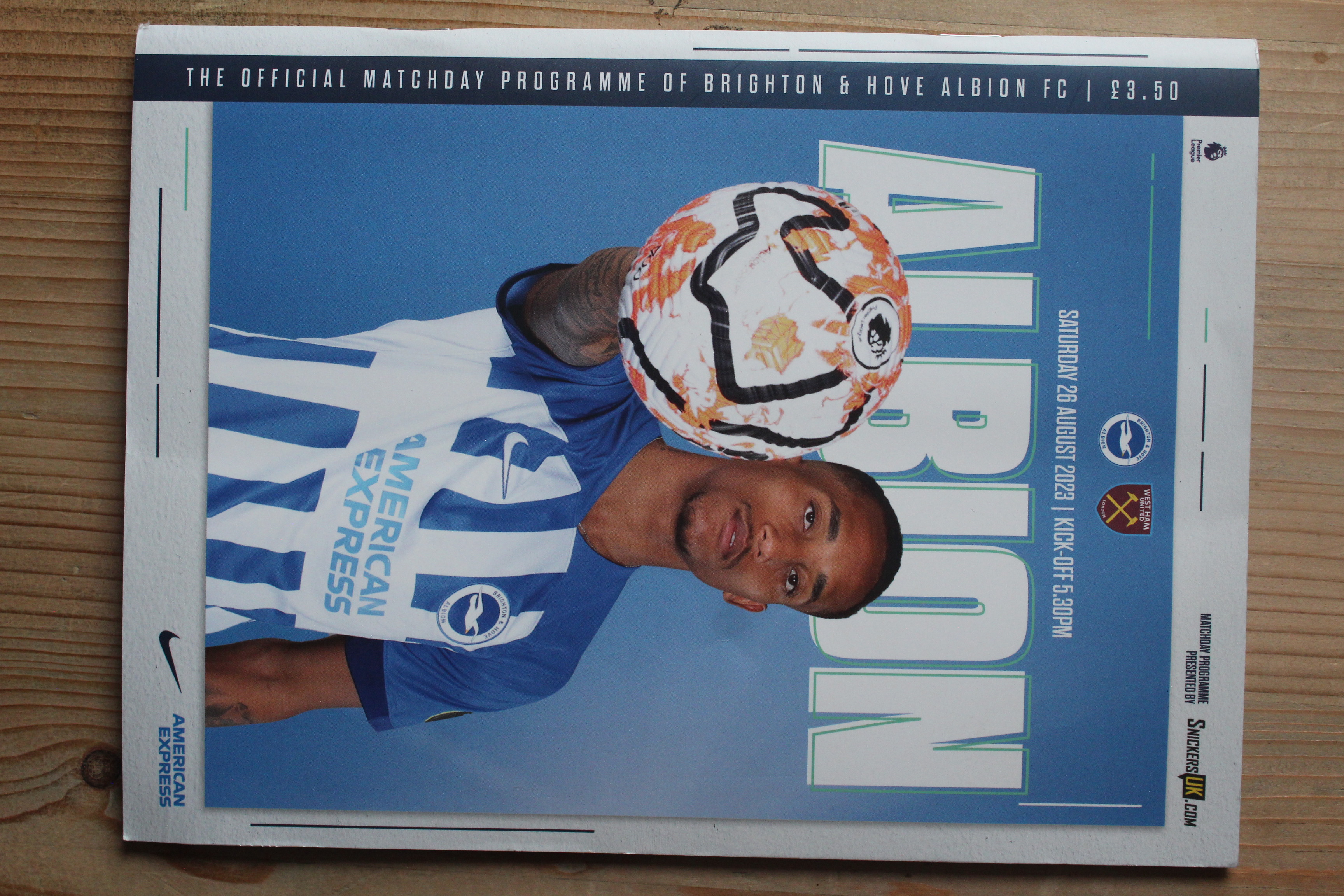 Brighton & Hove Albion FC v West Ham United FC