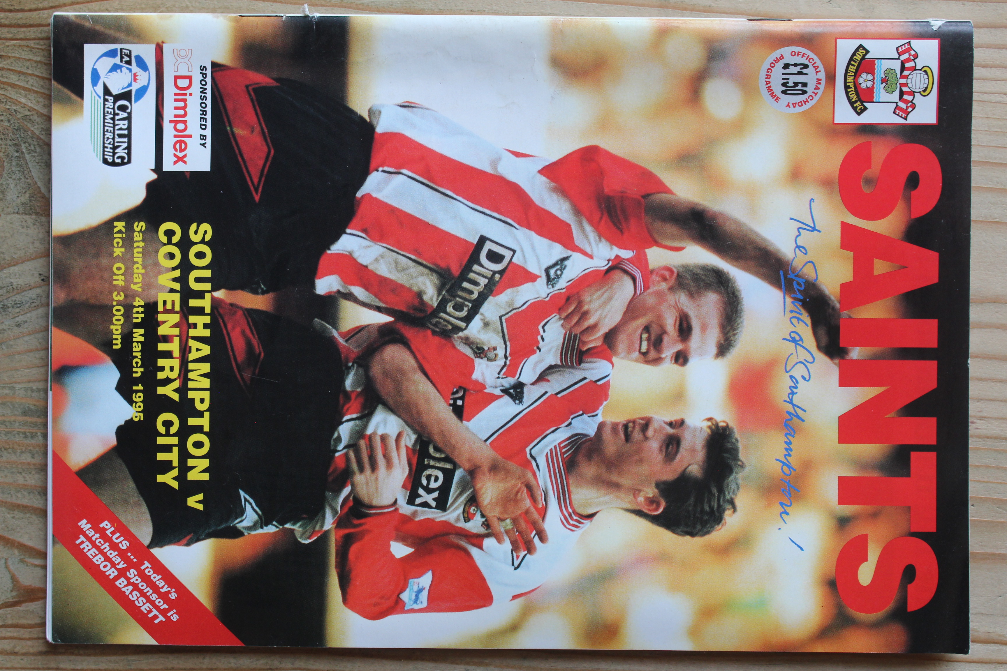 Southampton FC v Coventry City FC