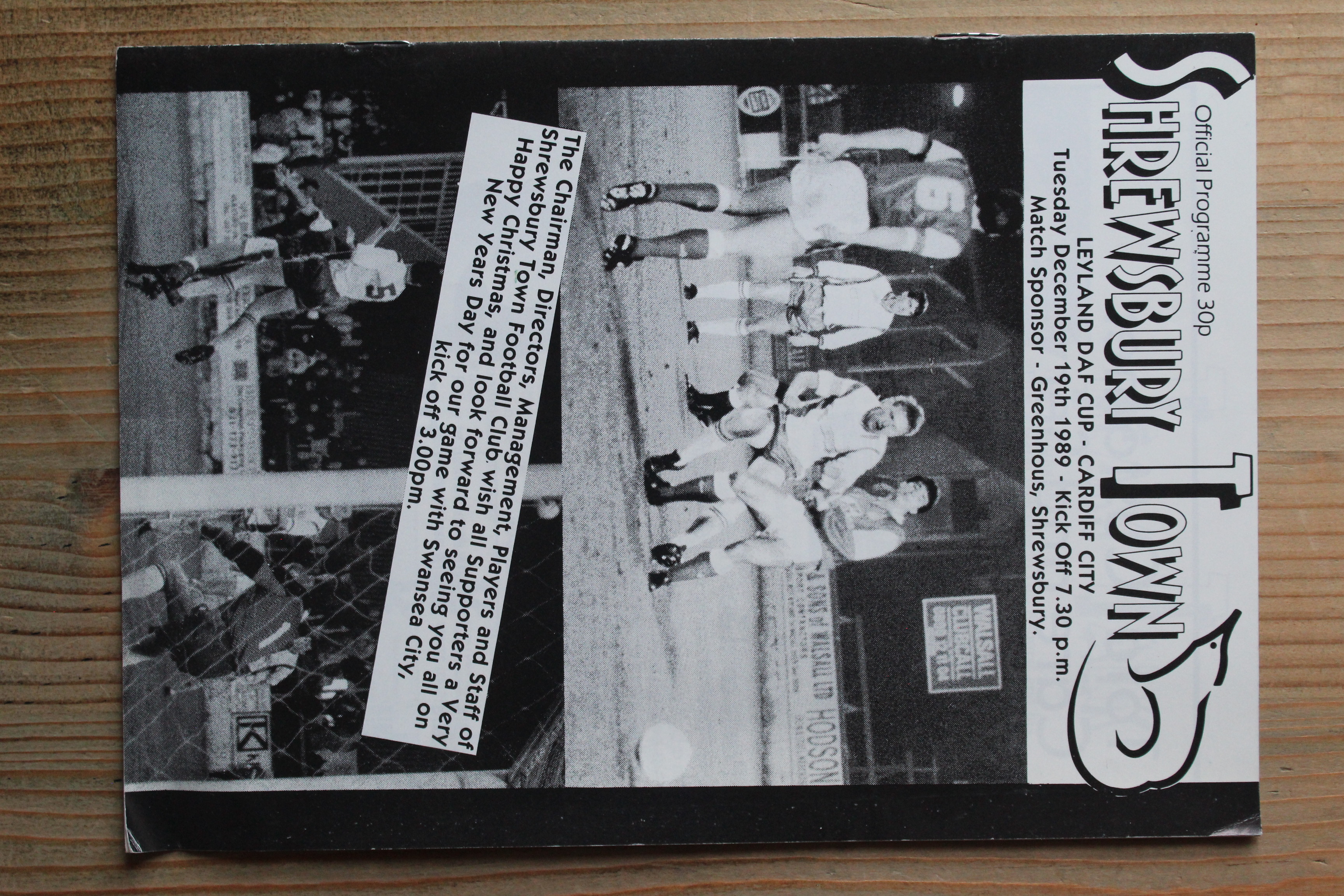 Shrewsbury Town FC v Cardiff City FC