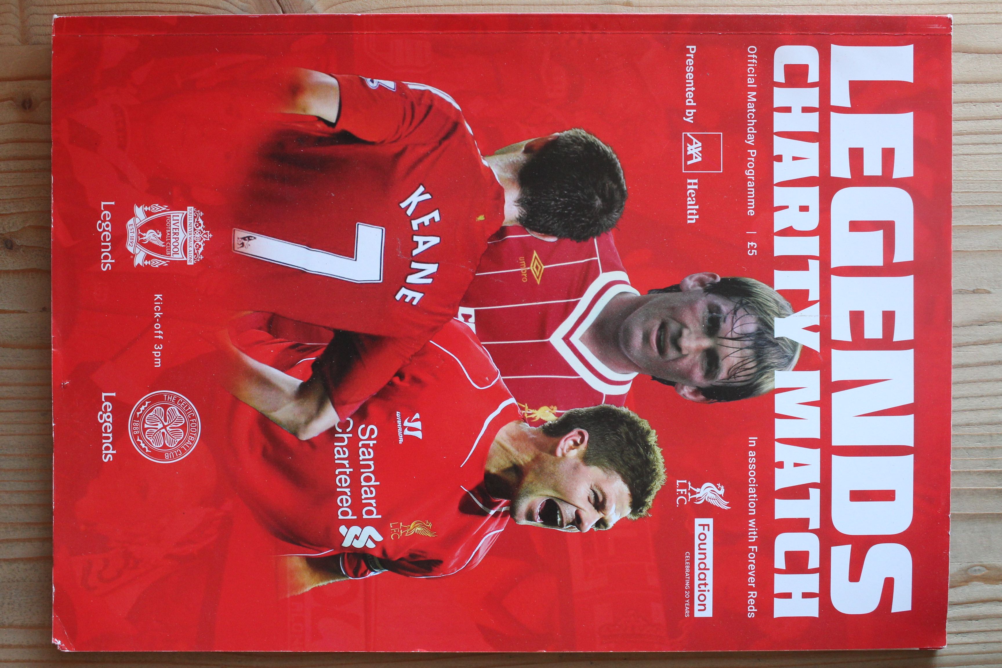 Liverpool (Legends)  v Celtic (Glasgow) FC