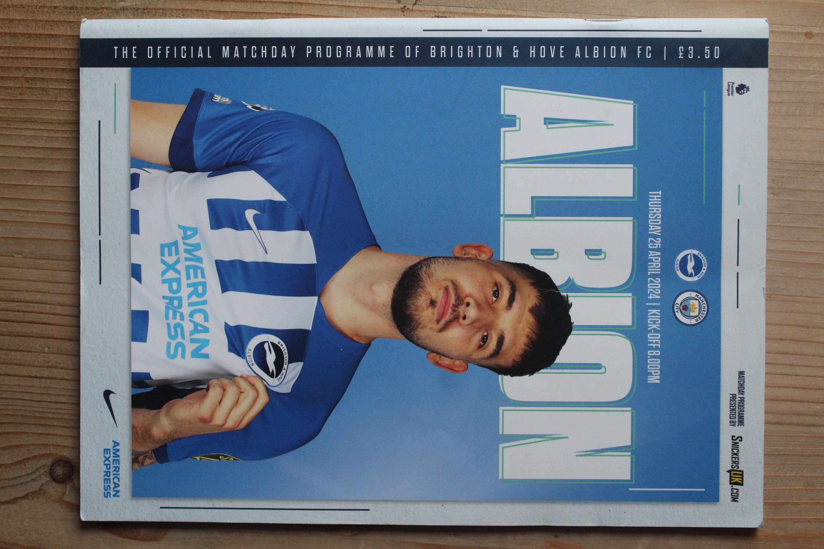 Brighton & Hove Albion FC v Manchester City FC